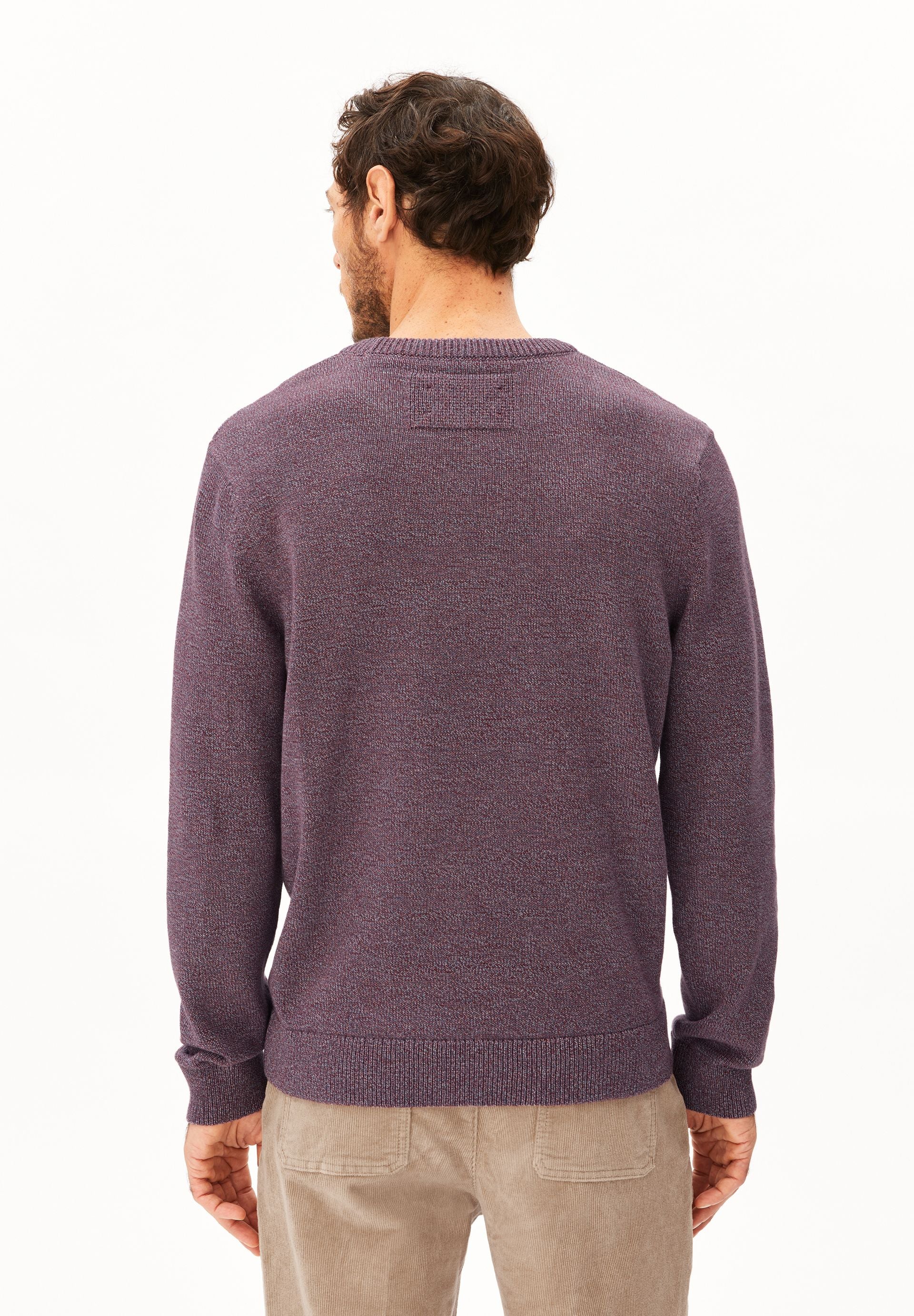 ALVAARIO STRICKPULLOVER | velvet red-moonlit lilac-dusty moon - Image 2