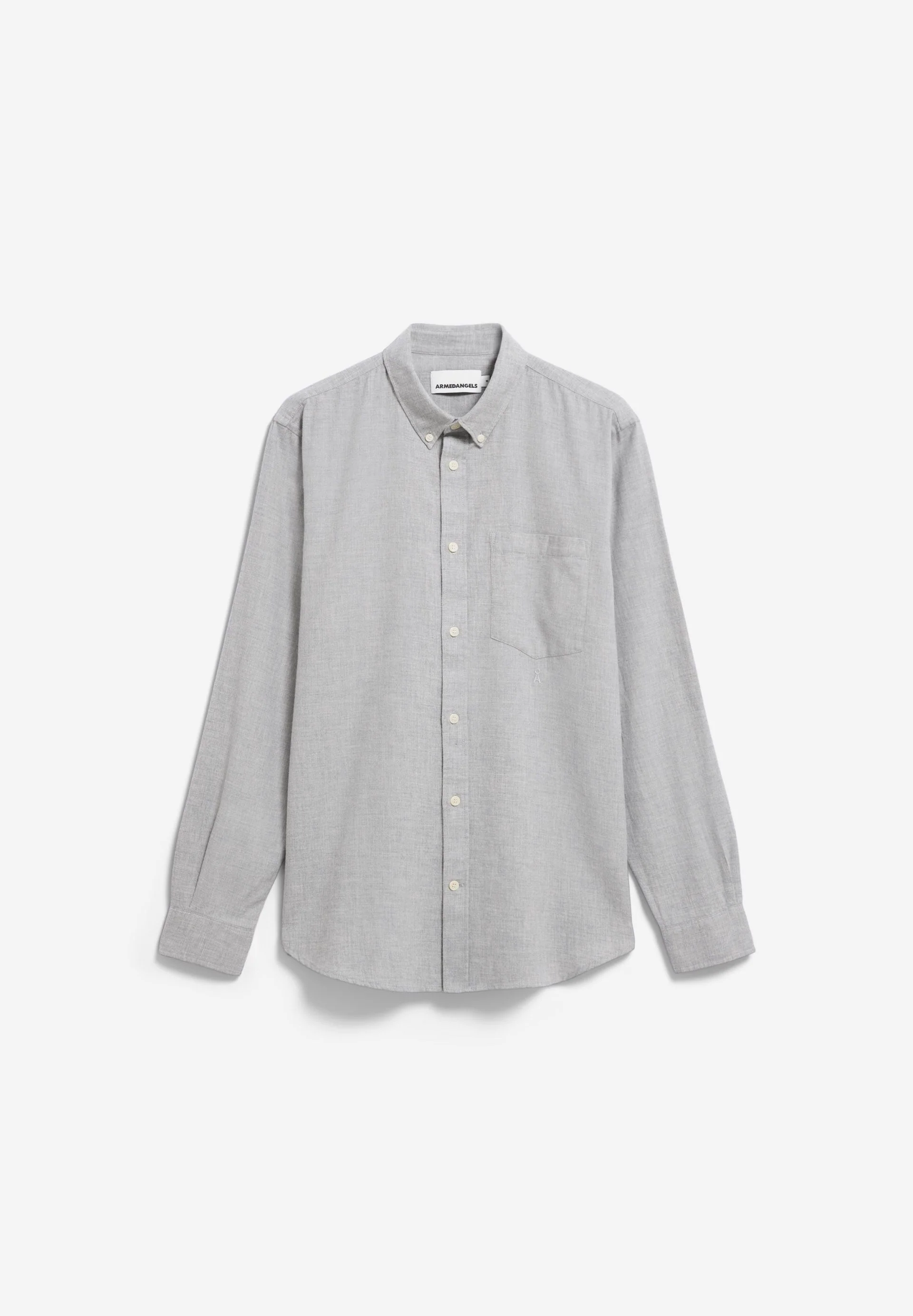 ARAAMO FLANELLHEMD | silver melange - Image 6
