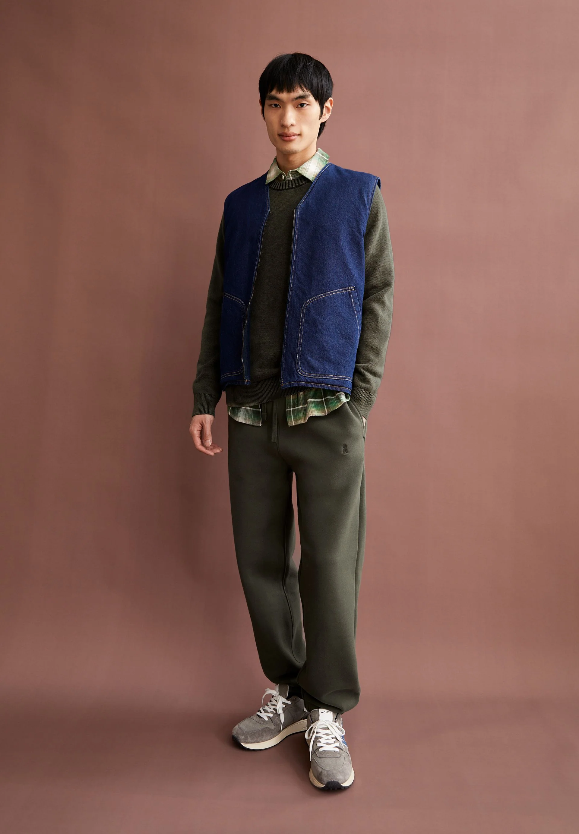 BAASTI FLEECE SWEATHOSE | forest pine - Image 4