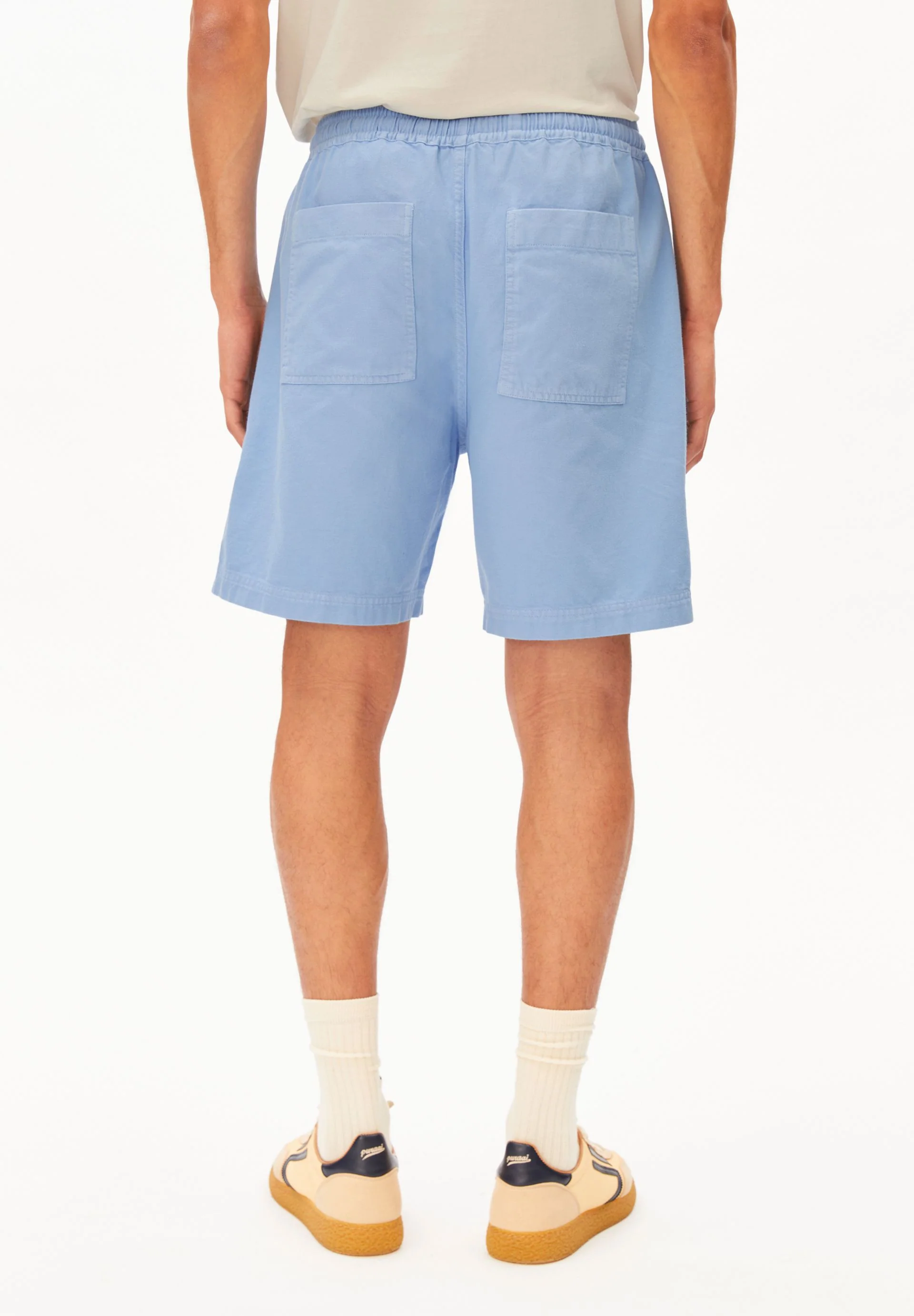 BAUMWOLL-LEINEN SHORTS | wedgwood - Image 2