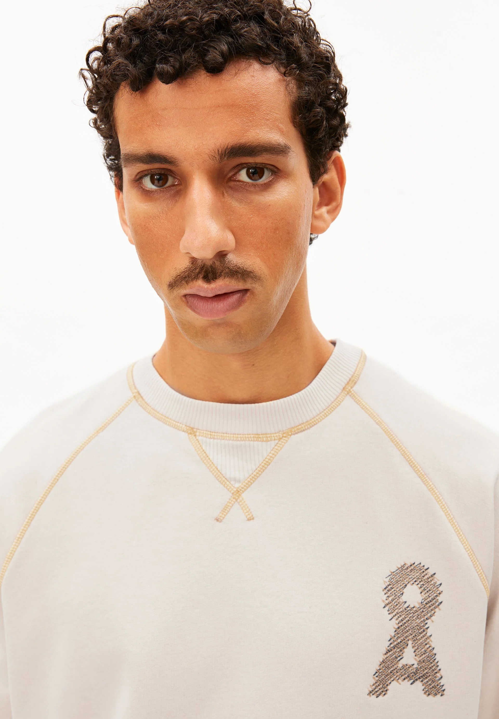 MAARKOS JEANS-MIX SWEATSHIRT | pure-cinnamon dust - Image 3