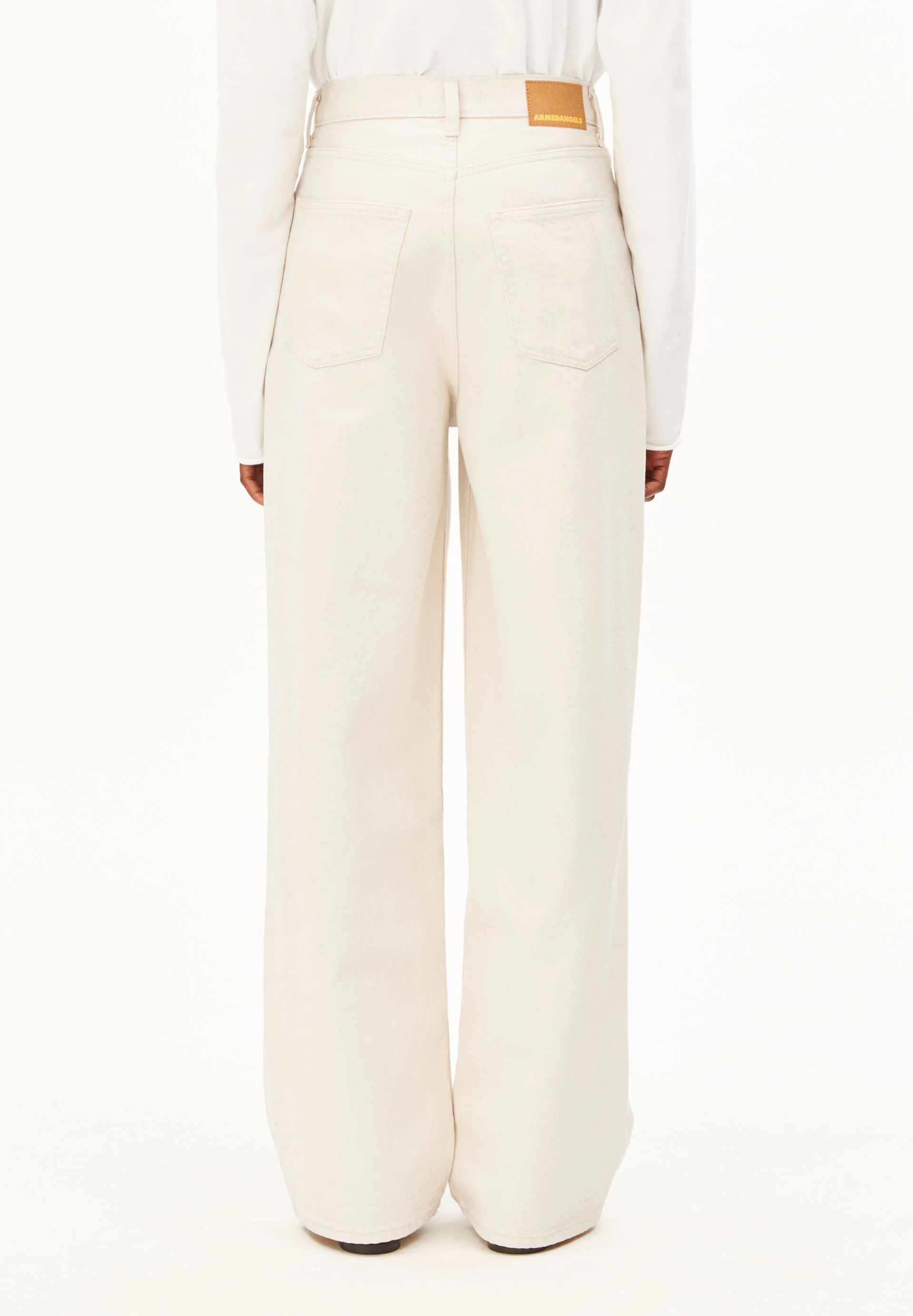ENIJAA HIGH WAIST WIDE JEANS | undyed - Image 2