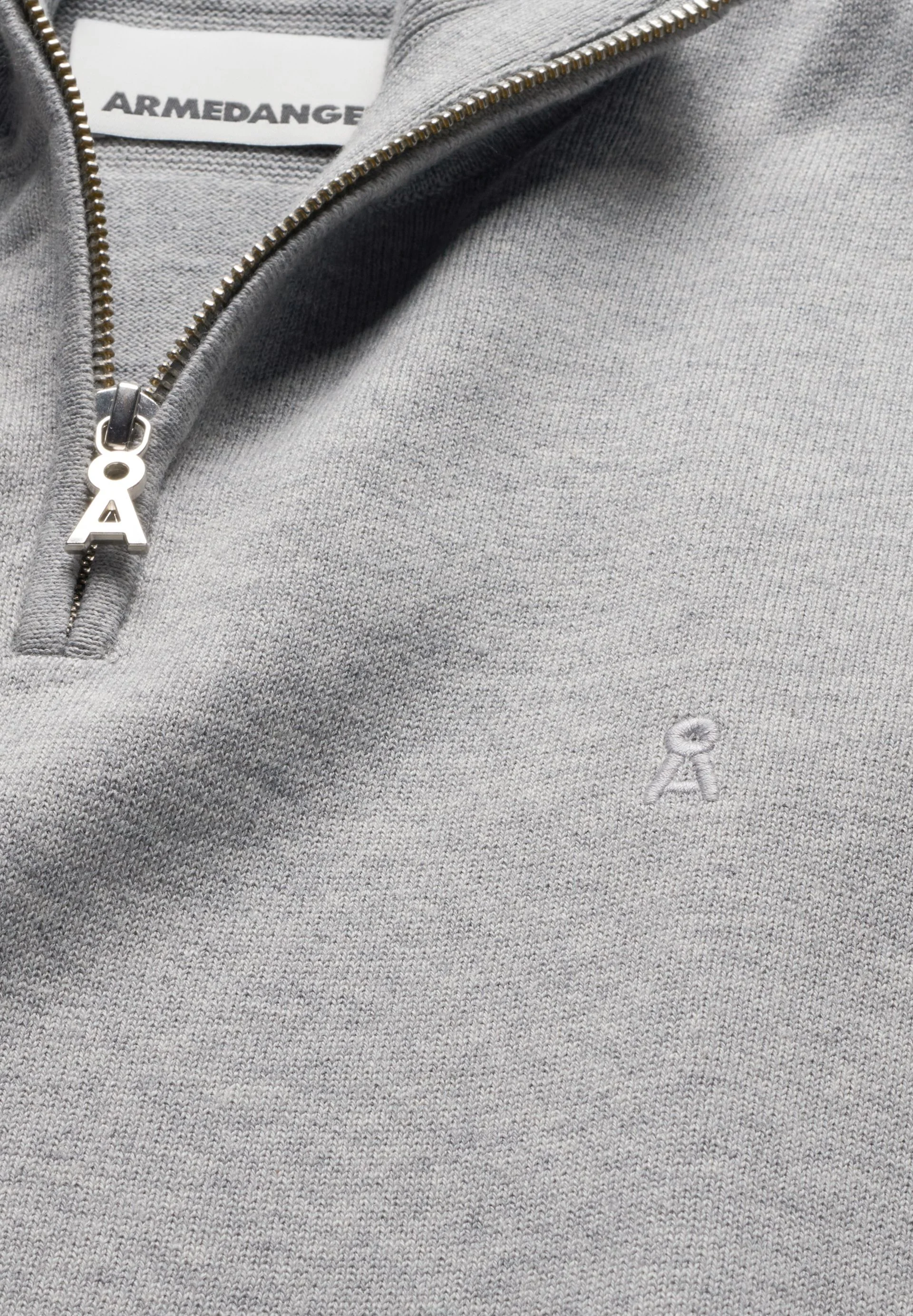 FAABES STRICKPULLOVER | silver melange - Image 6