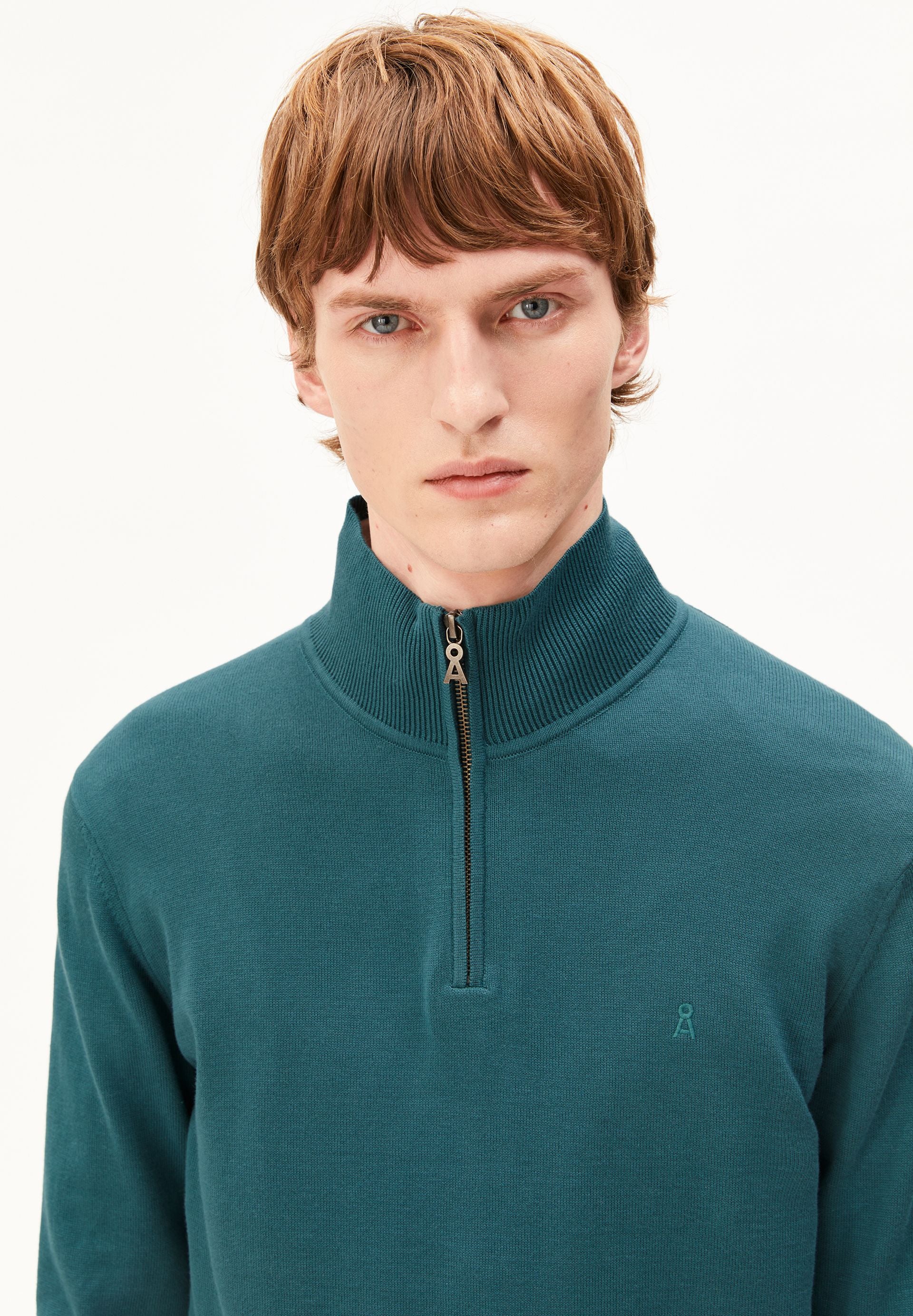FAABES STRICKPULLOVER | petrol velvet - Image 3