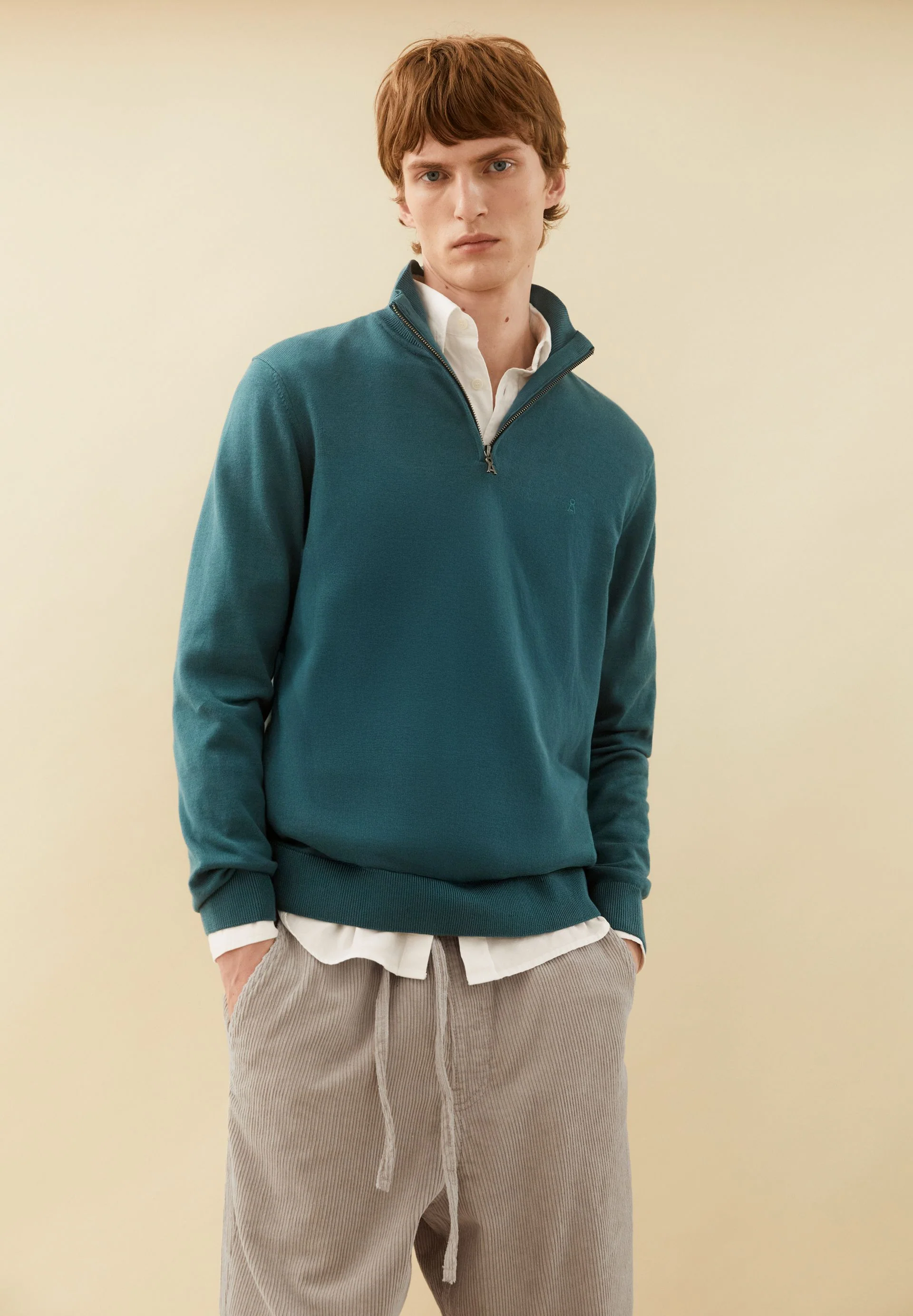 FAABES STRICKPULLOVER | petrol velvet - Image 4