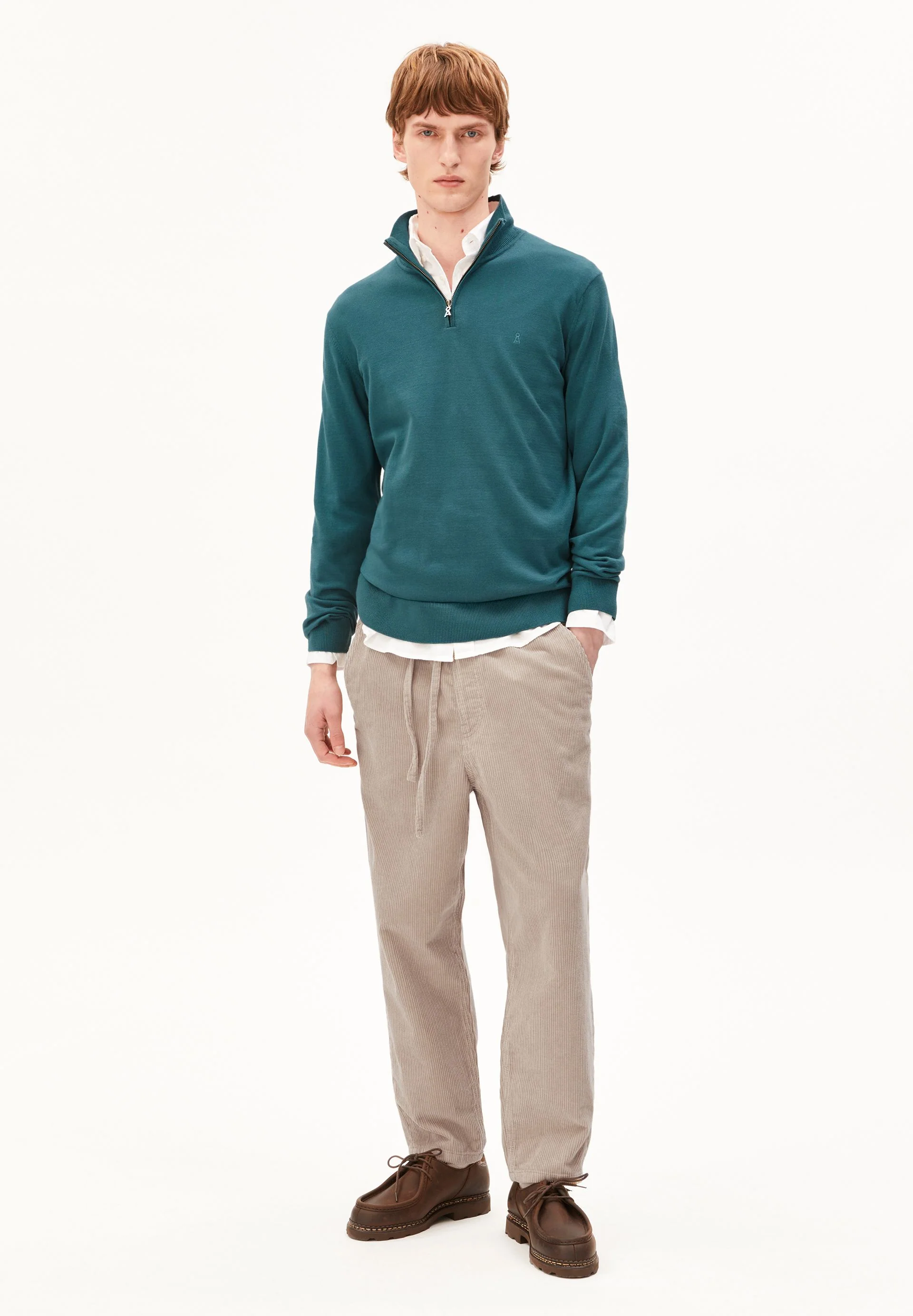 FAABES STRICKPULLOVER | petrol velvet - Image 5
