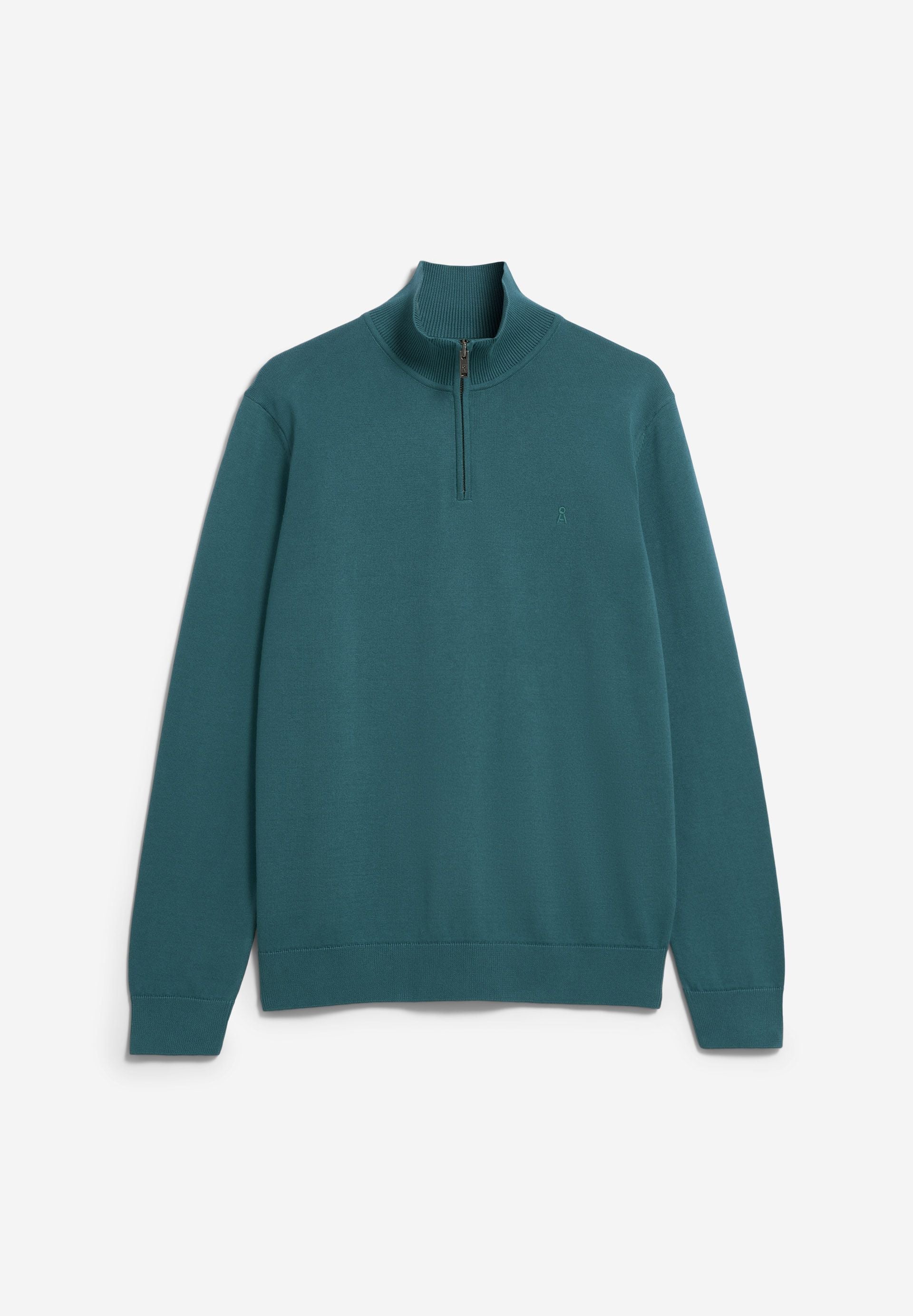 FAABES STRICKPULLOVER | petrol velvet - Image 6