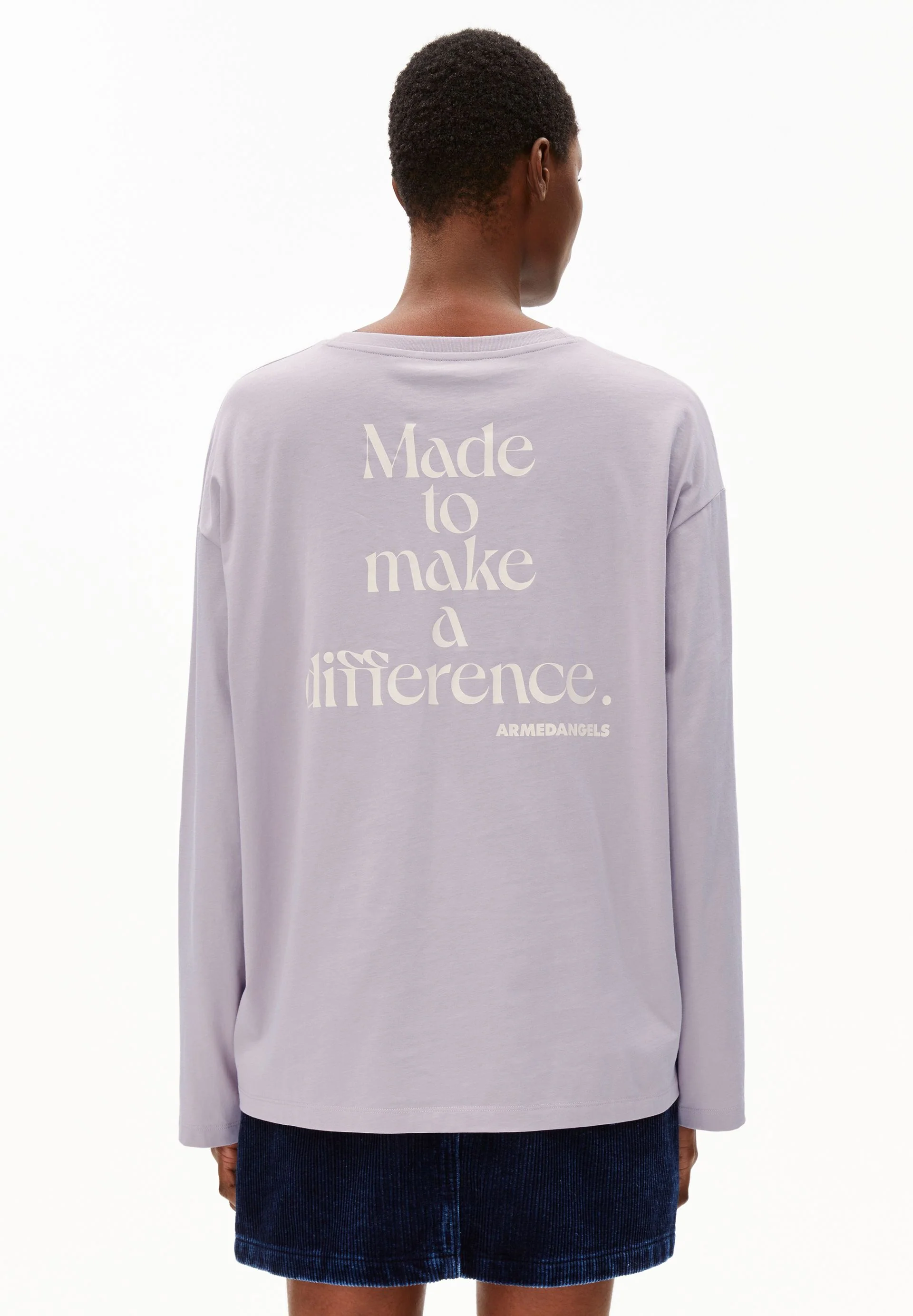 FIETAA DIFFERENCE LANGARMSHIRT | ice grape - Image 2