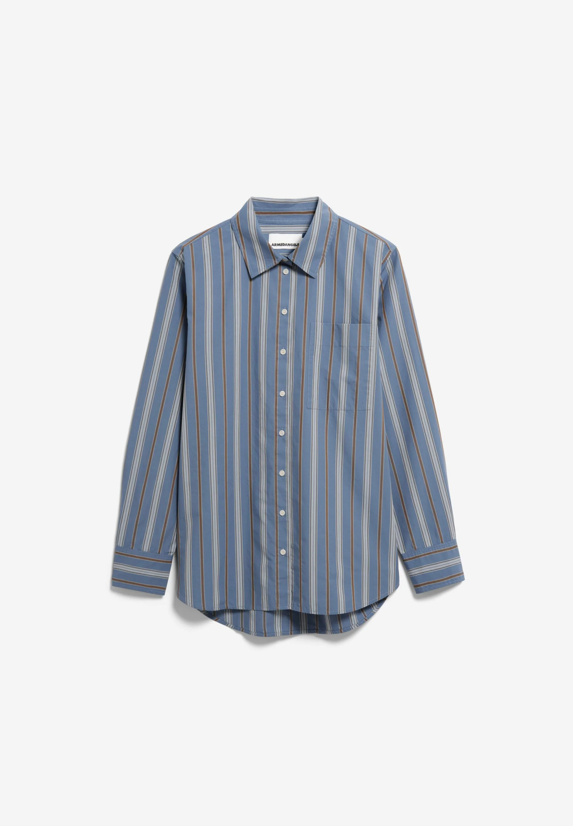 GESTREIFTE WEITE BLUSE - Image 3