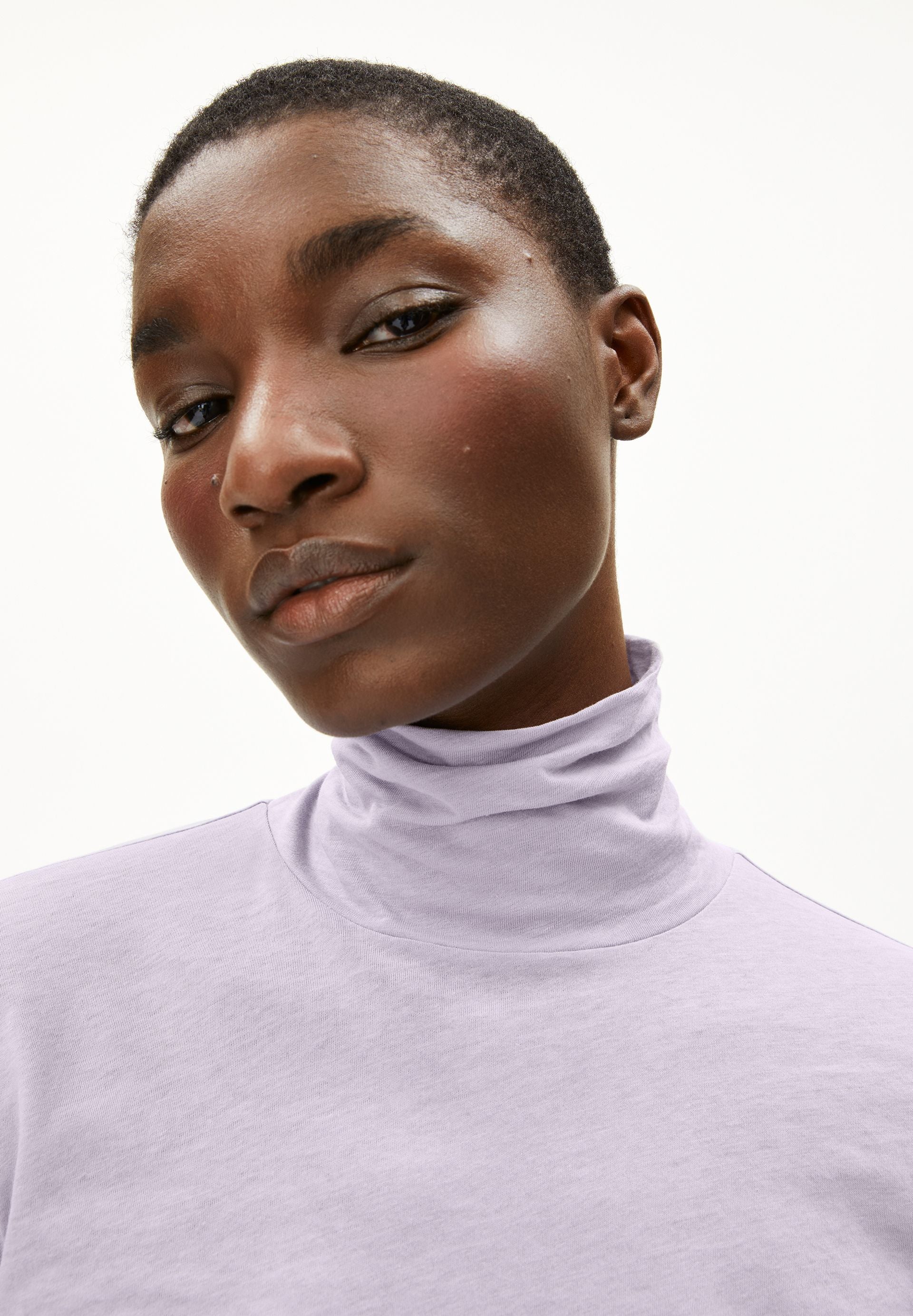 GRAZILIANAA SOFT LANGARMSHIRT | frozen lavender - Image 3