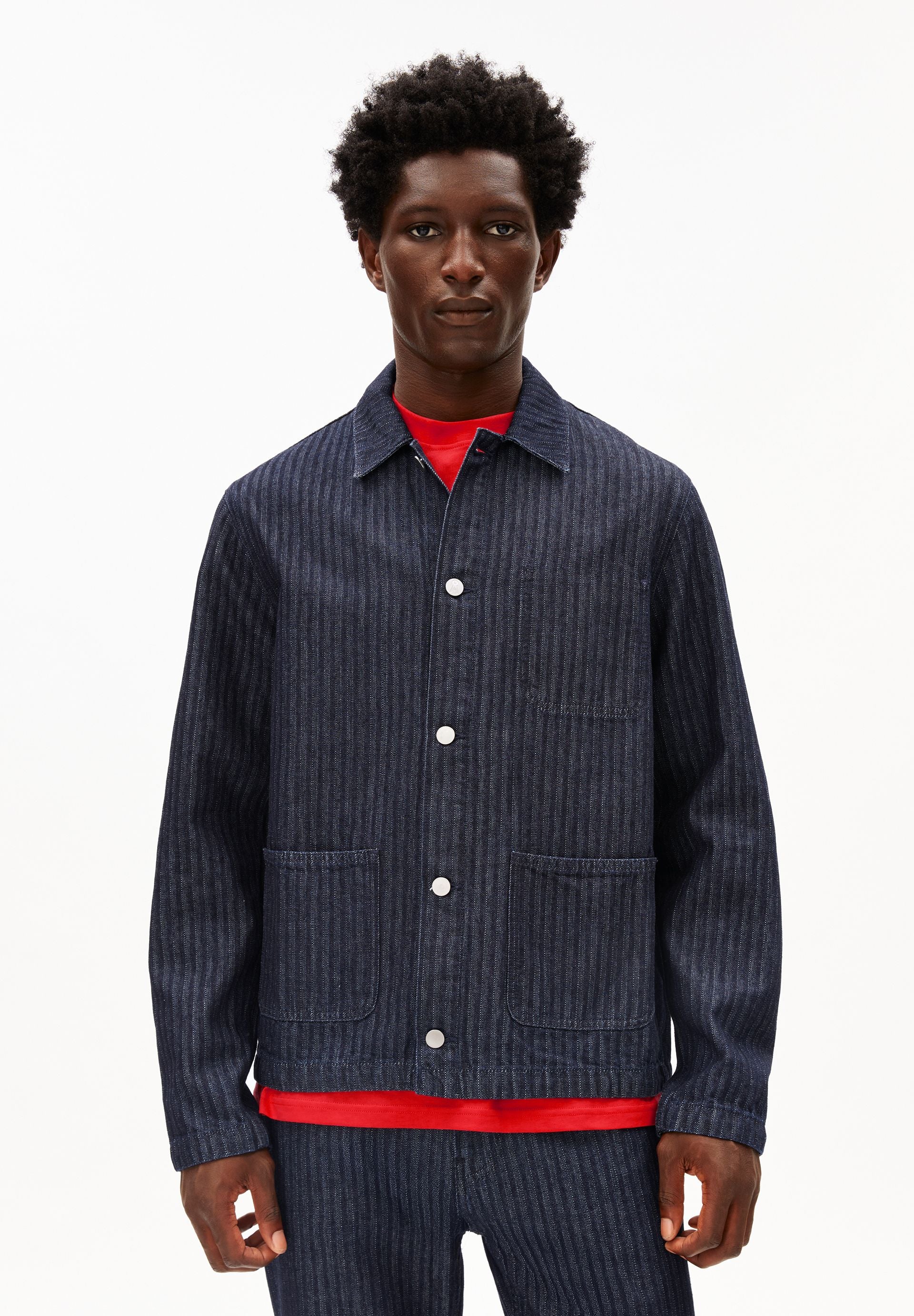 HERRINGBONE DENIM WORK JACKET