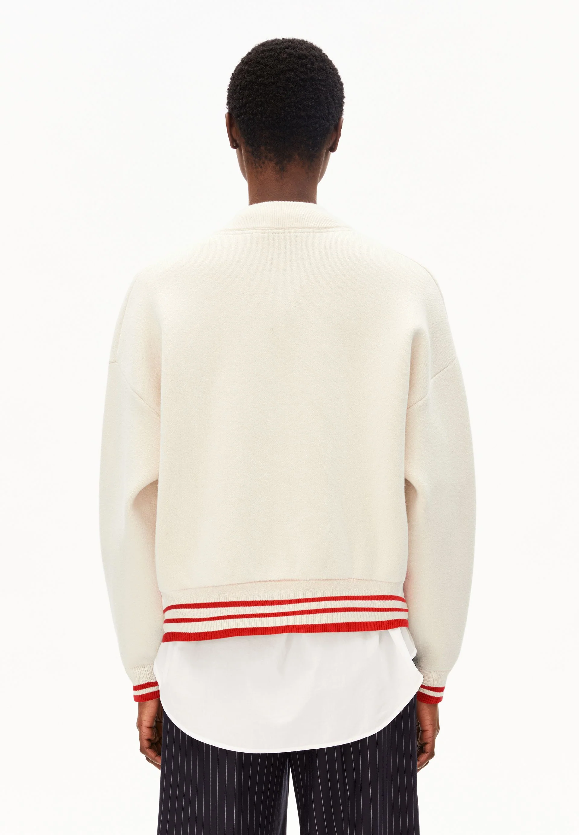 ICONIC Å BOMBERJACKE | oatmilk-mars red - Image 2