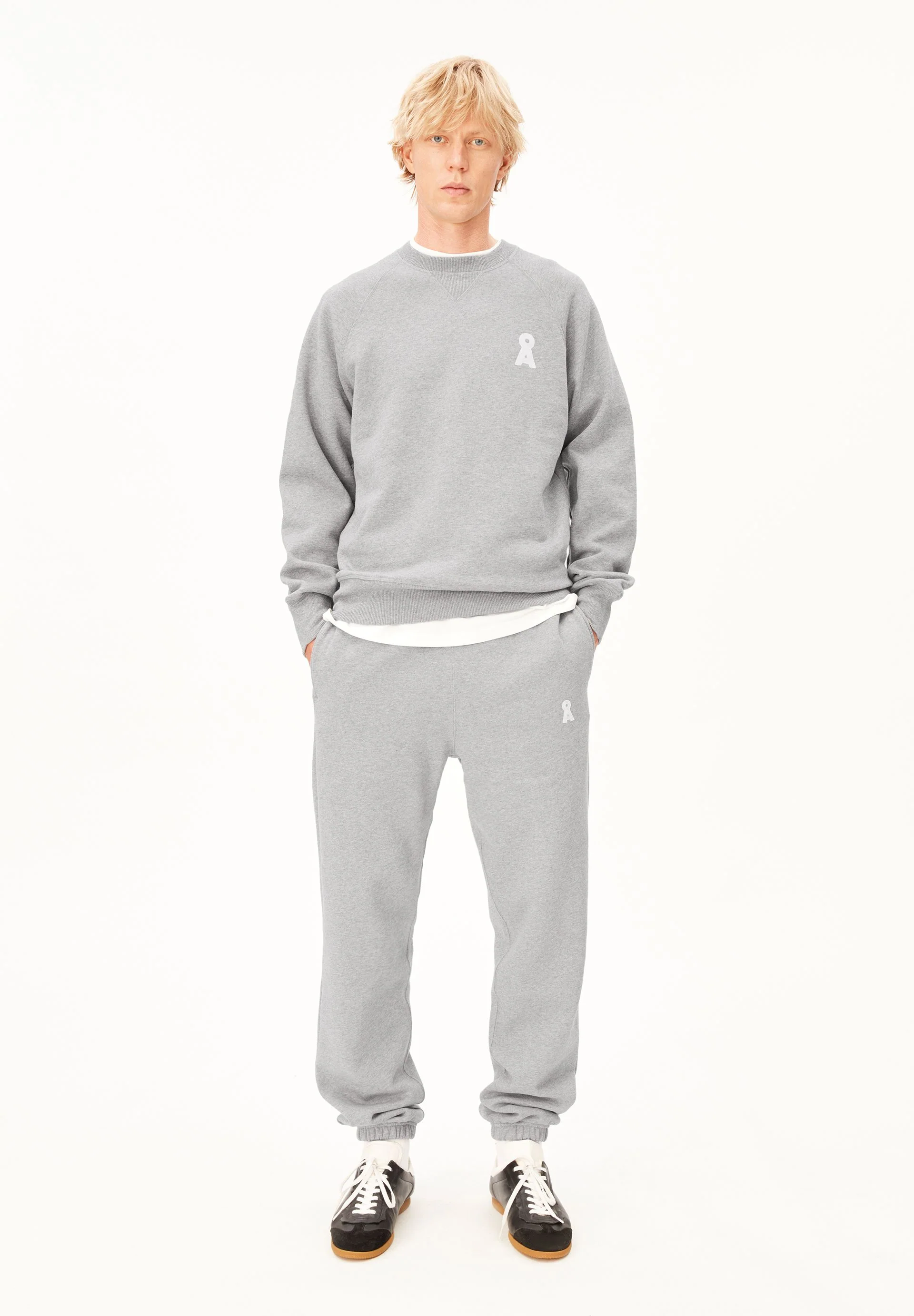 ICONIC Å MELANGE SWEATSHIRT | silver melange - Image 5