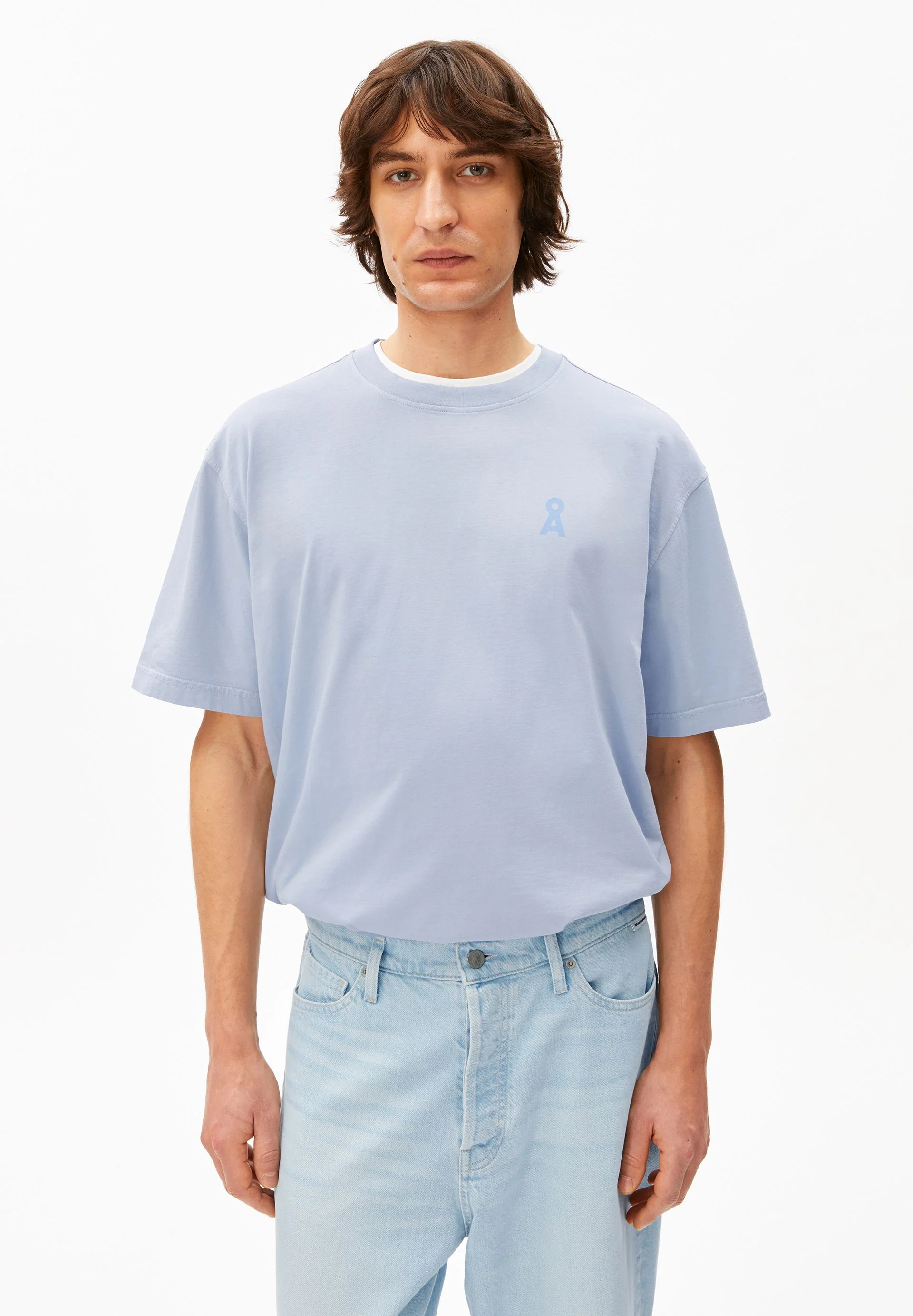 ICONIC Å MAARKOS GD T-SHIRT | wedgwood washed