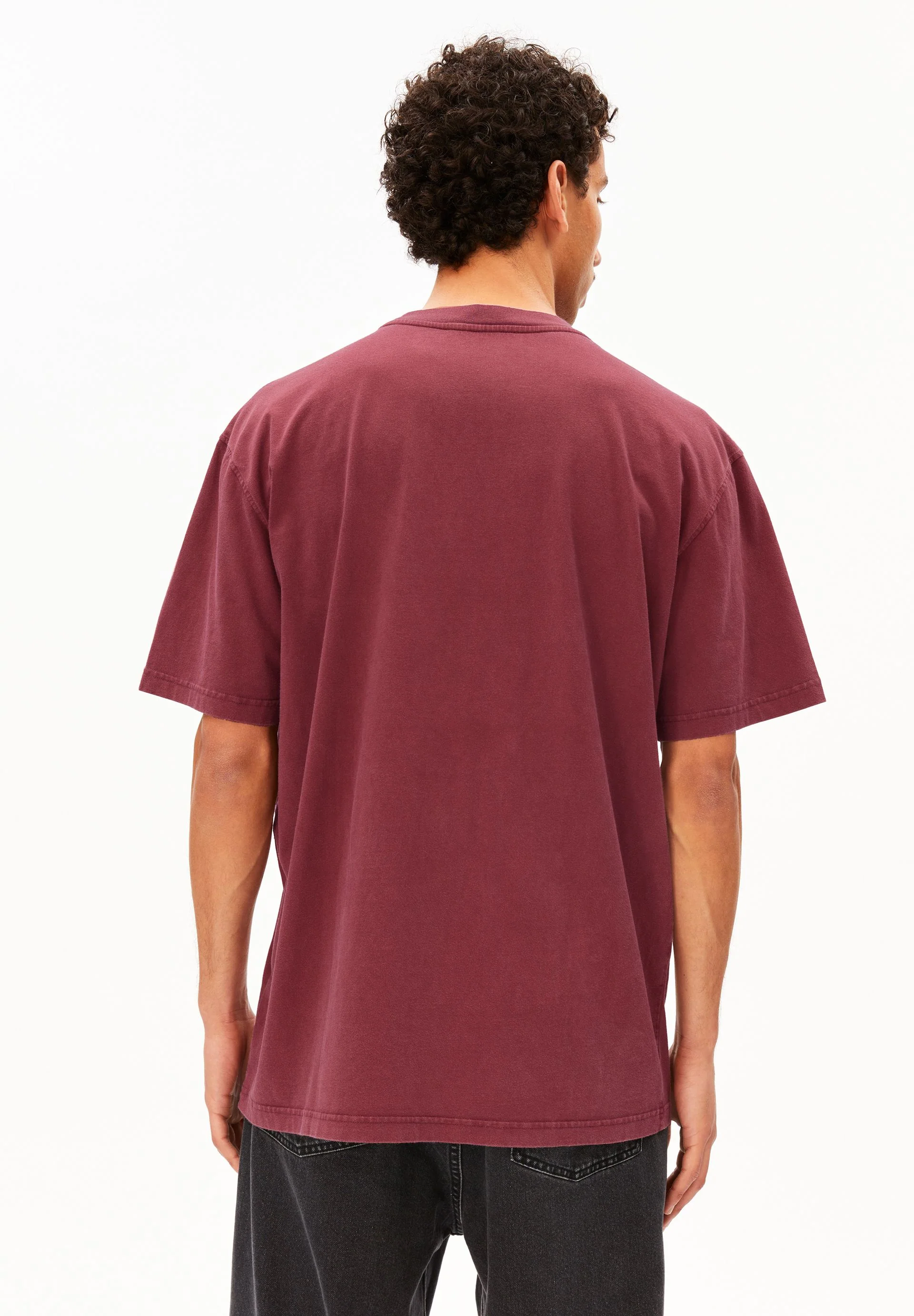 ICONIC Å MAARKOS GMT DYE T-SHIRT | velvet red washed - Image 2