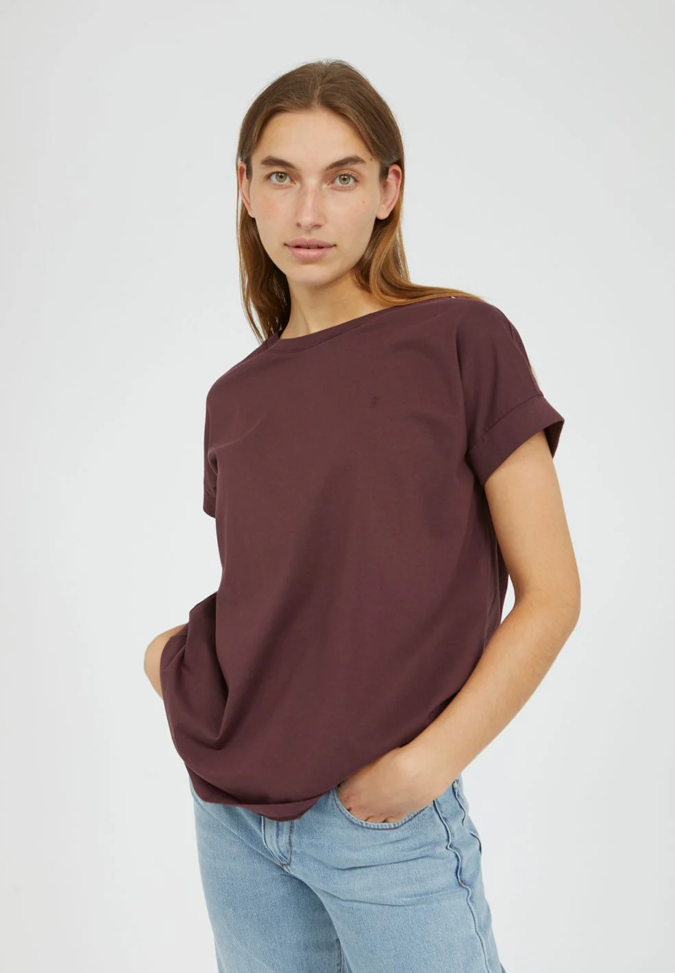 IDAARA T-SHIRT | aubergine