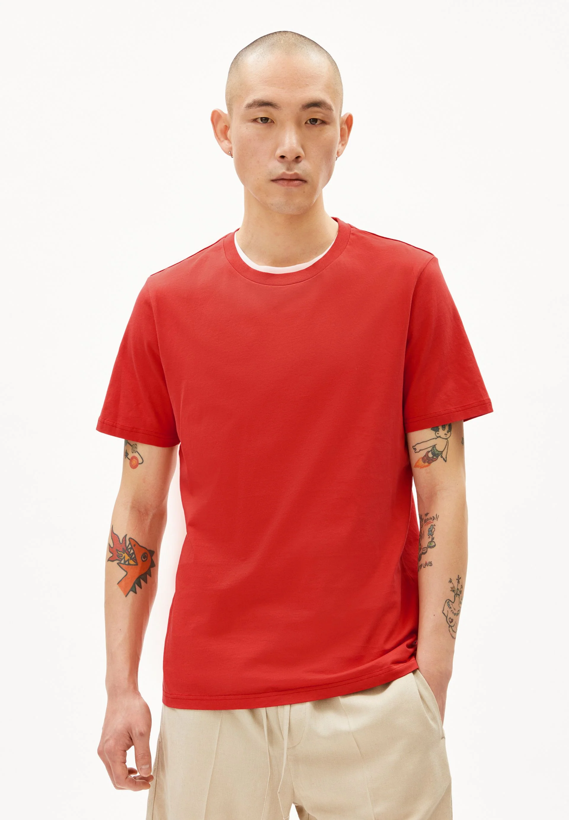 JAAMES T-SHIRT | coral blush