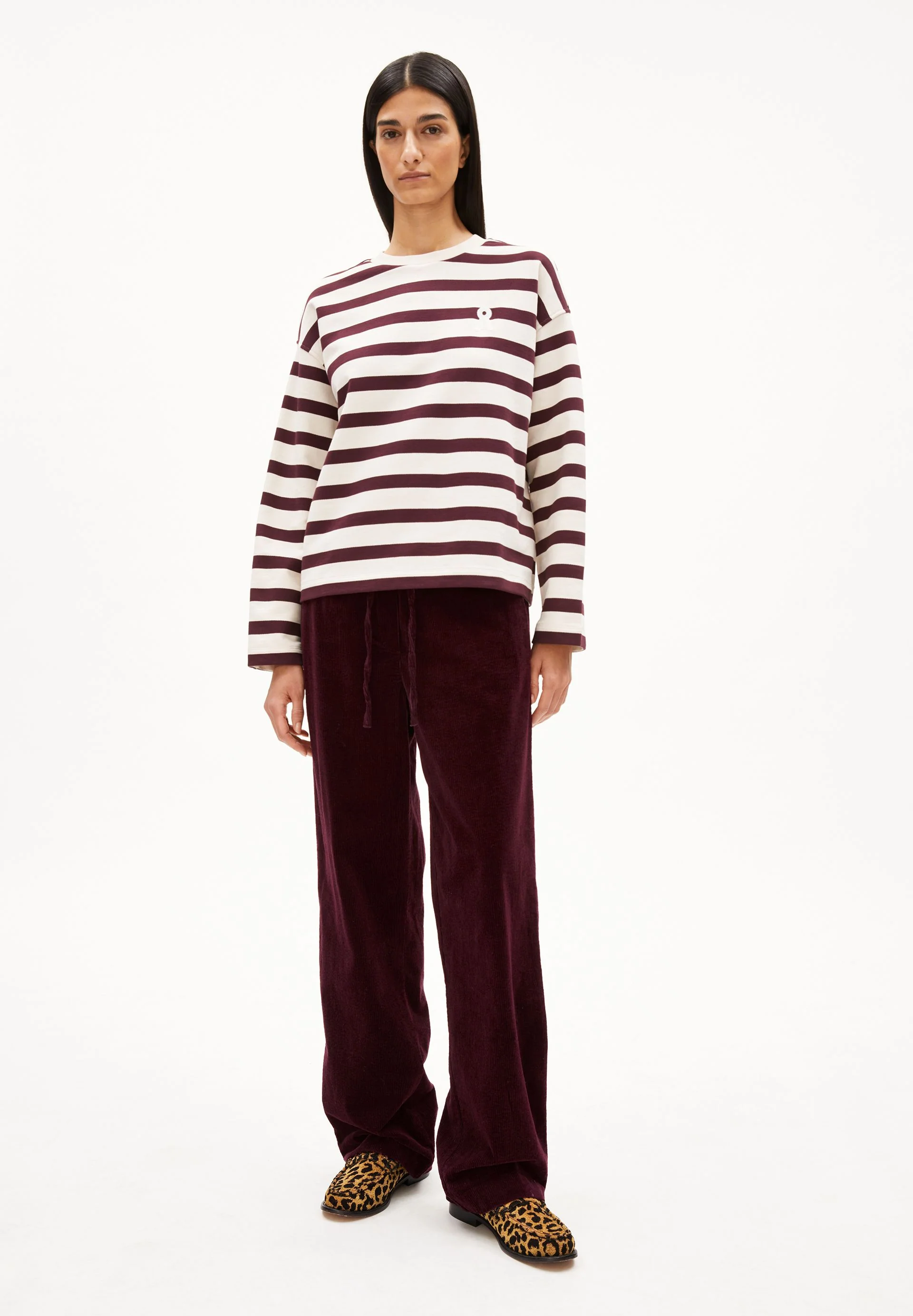 JAIMILAA CORDHOSE | dark cranberry - Image 5