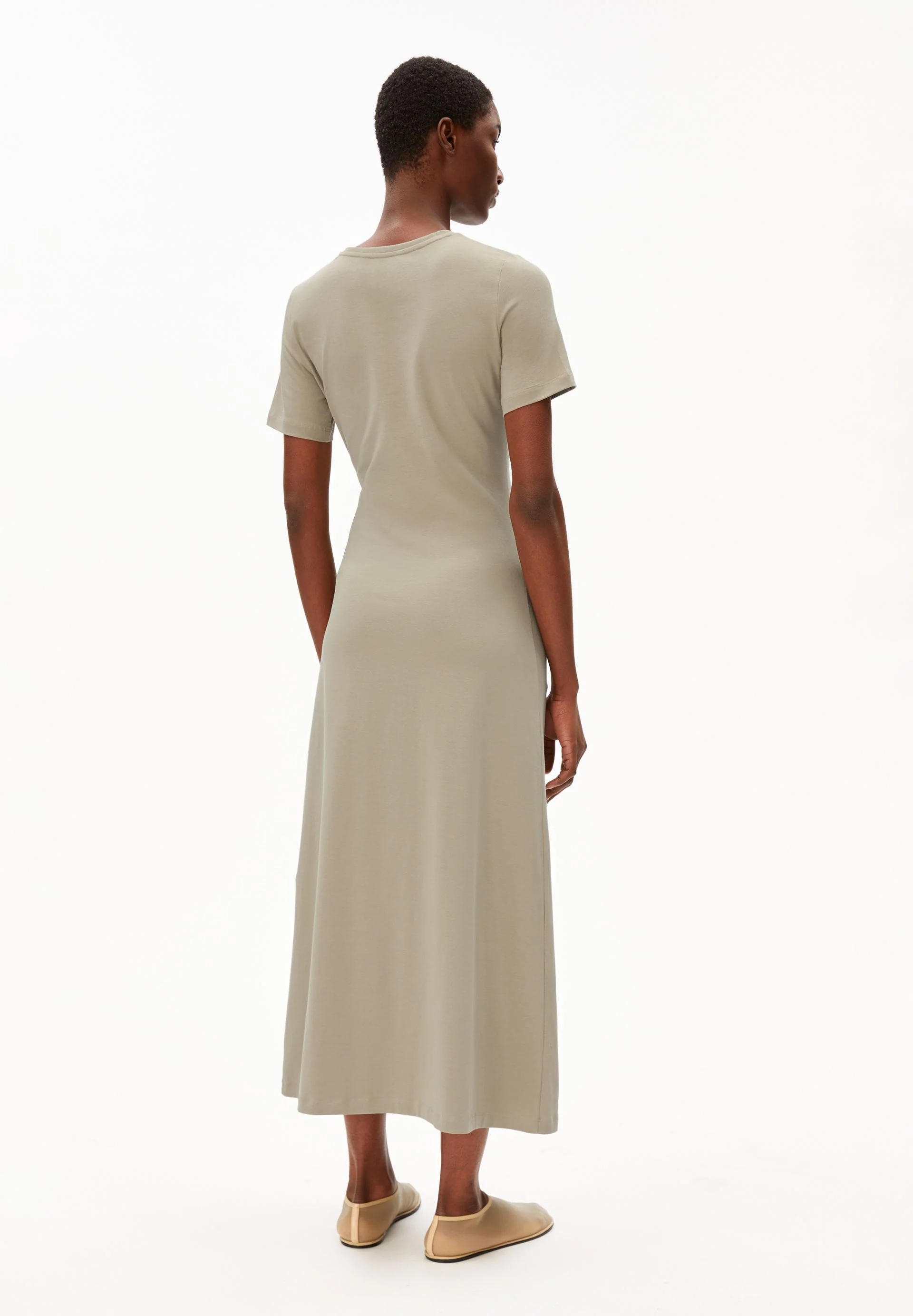 JELTAA JERSEY-KLEID | light sage - Image 2