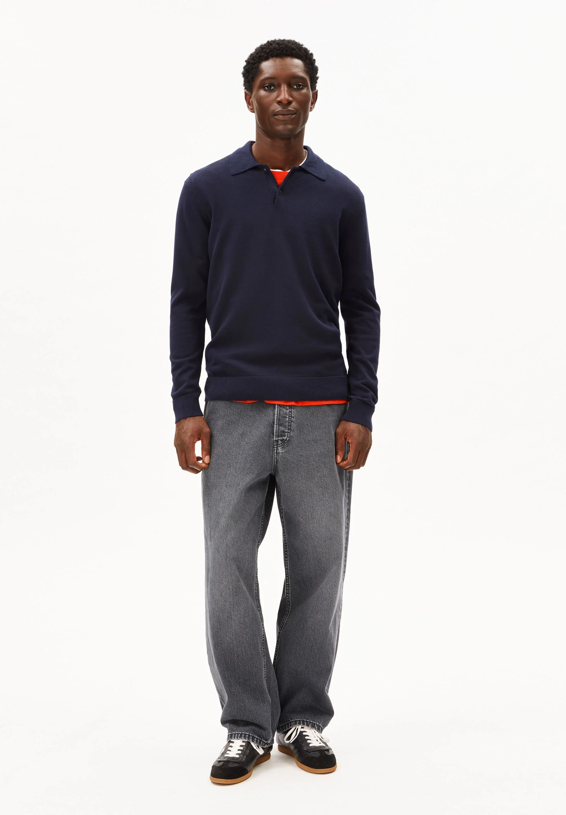 LANGÄRMLIGER STRICKPULLOVER | night sky - Image 5