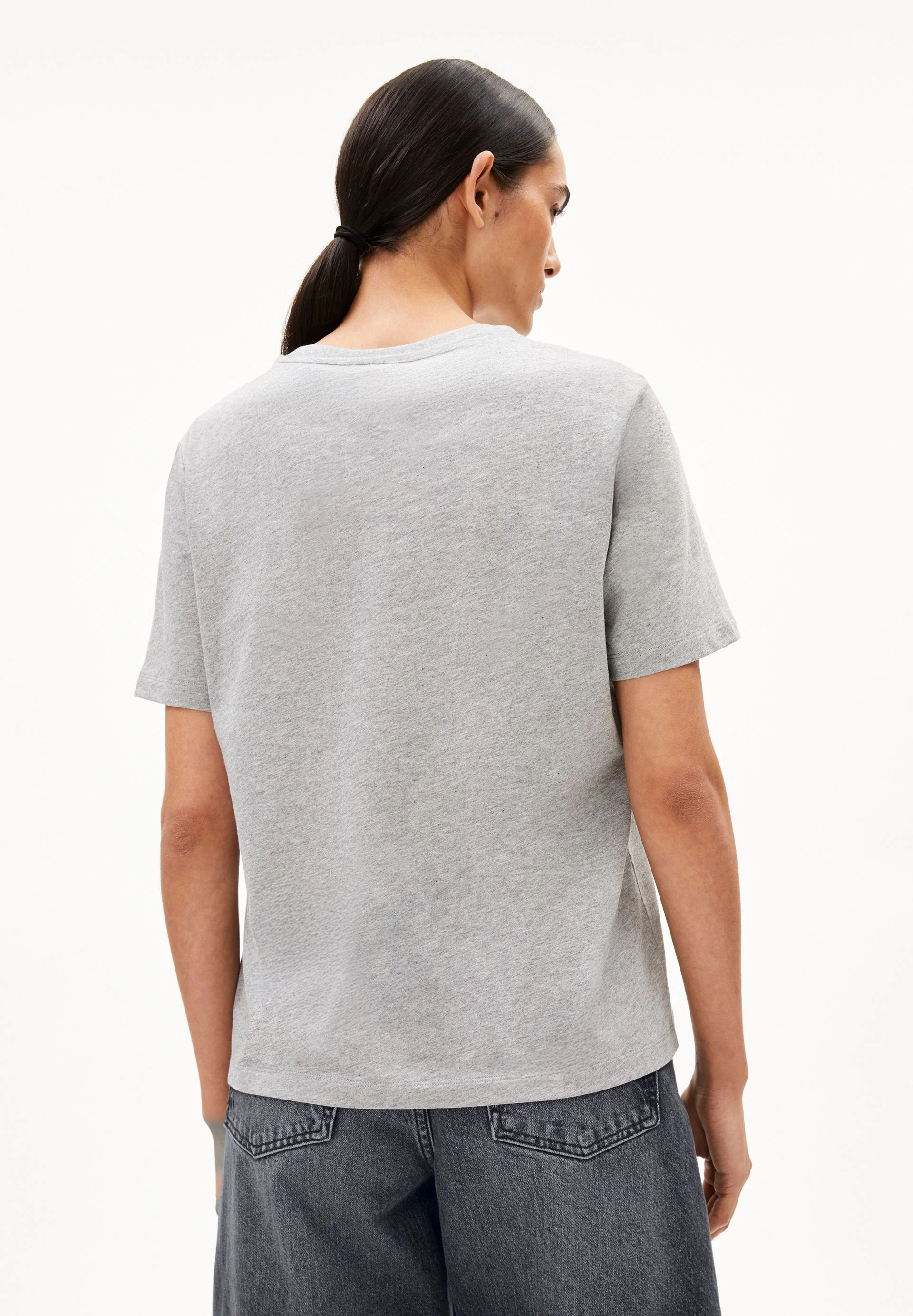 LUALAA T-SHIRT | silver melange - Image 2