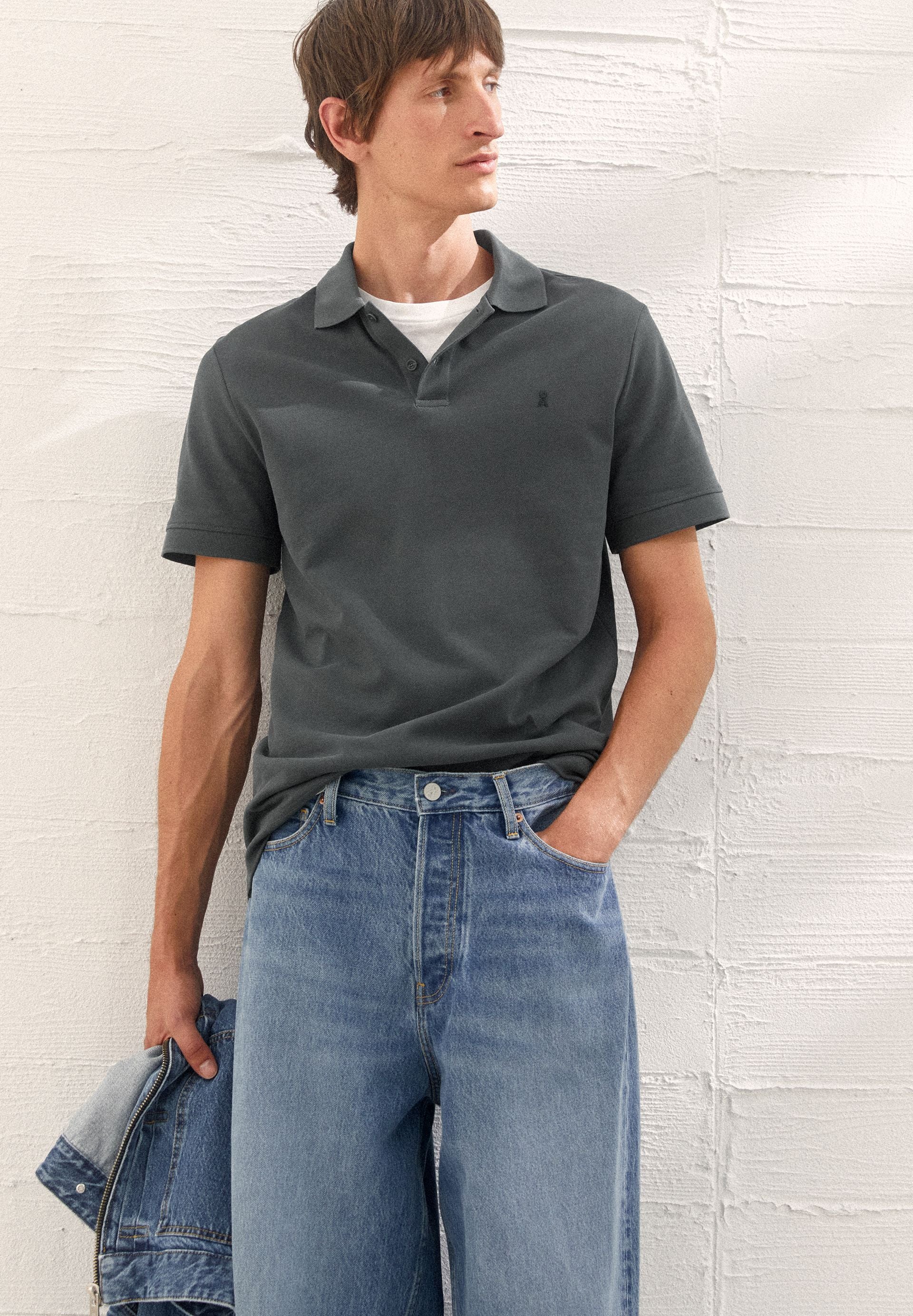 MAARIO POLOSHIRT | space steel - Image 4