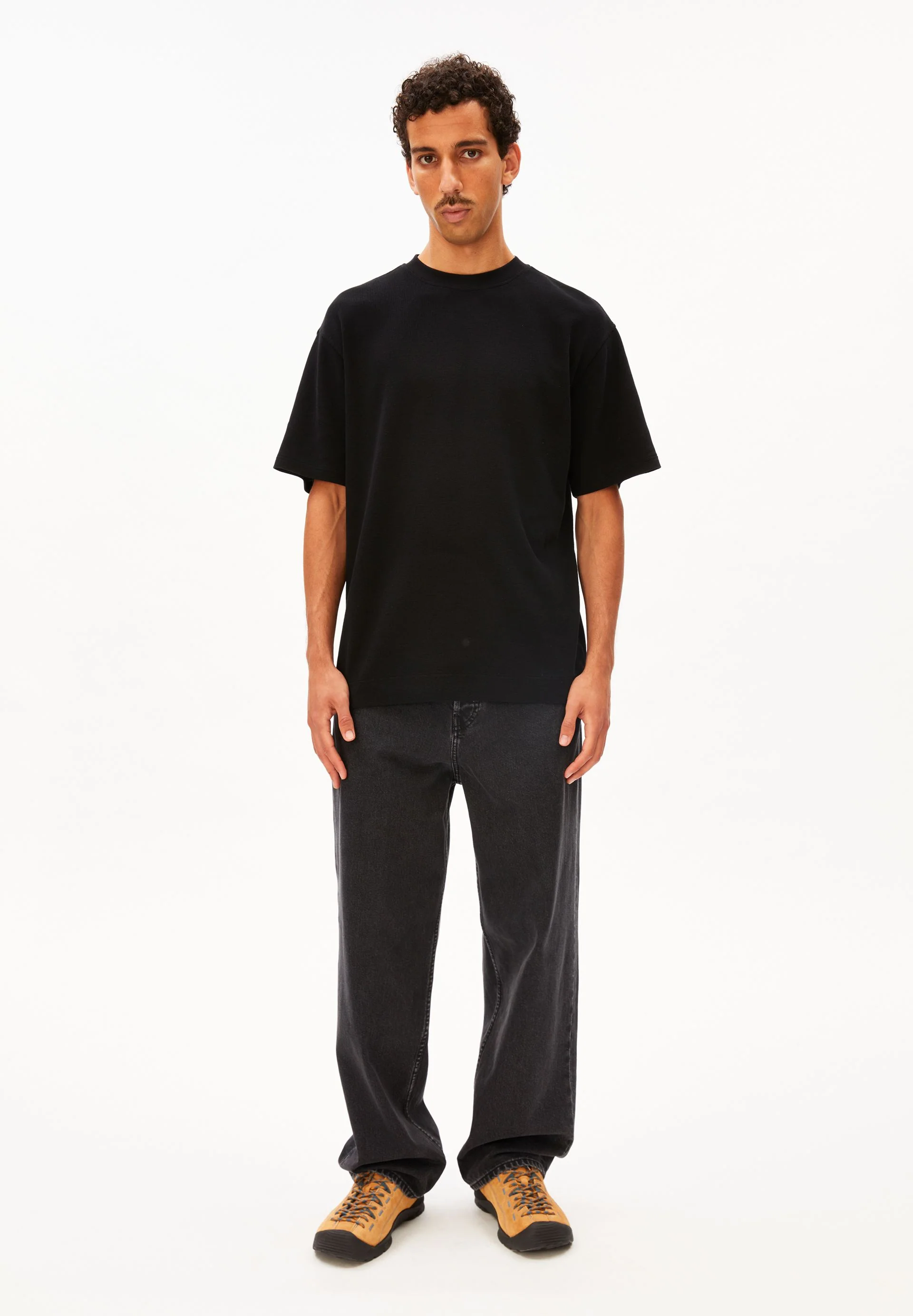 MAARKOS WAFFLE T-SHIRT | black - Image 5