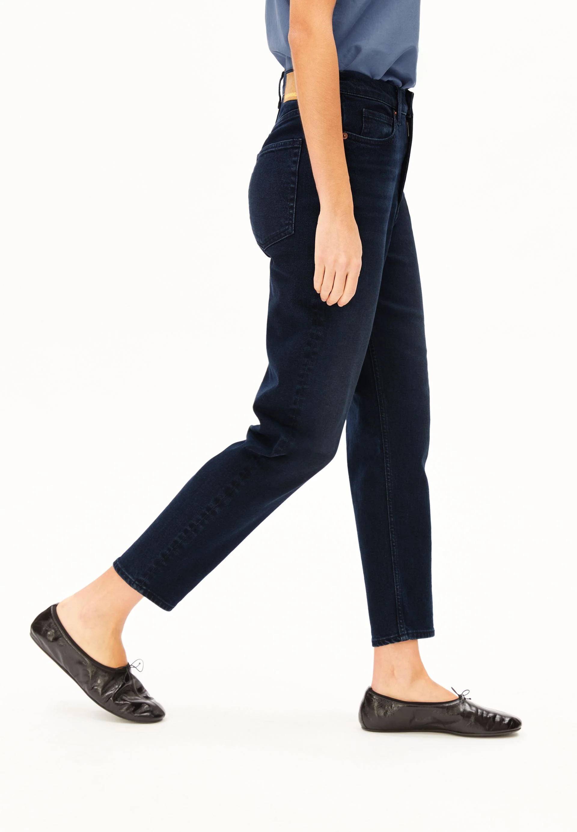 MAIRAA HIGH WAIST MOM JEANS | deepwater - Image 6