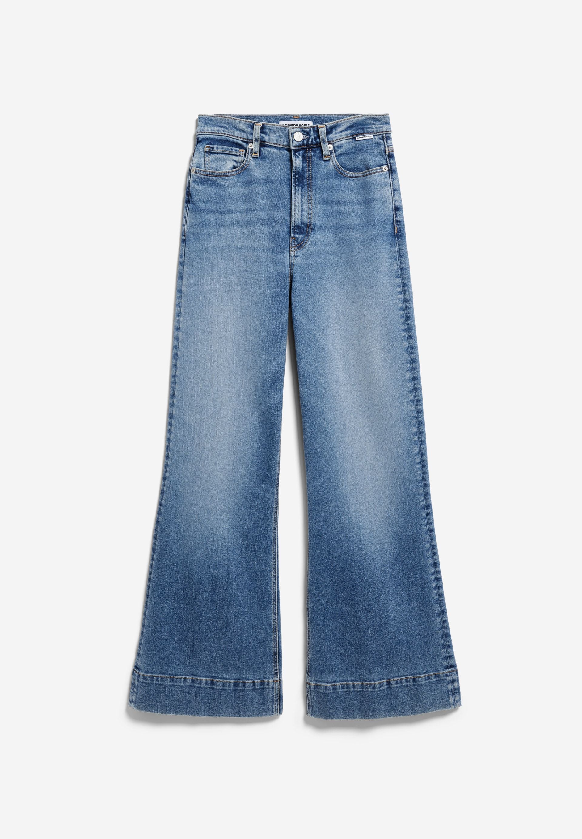 MURLIAA HIGH WAIST WIDE JEANS | lighten - Image 7