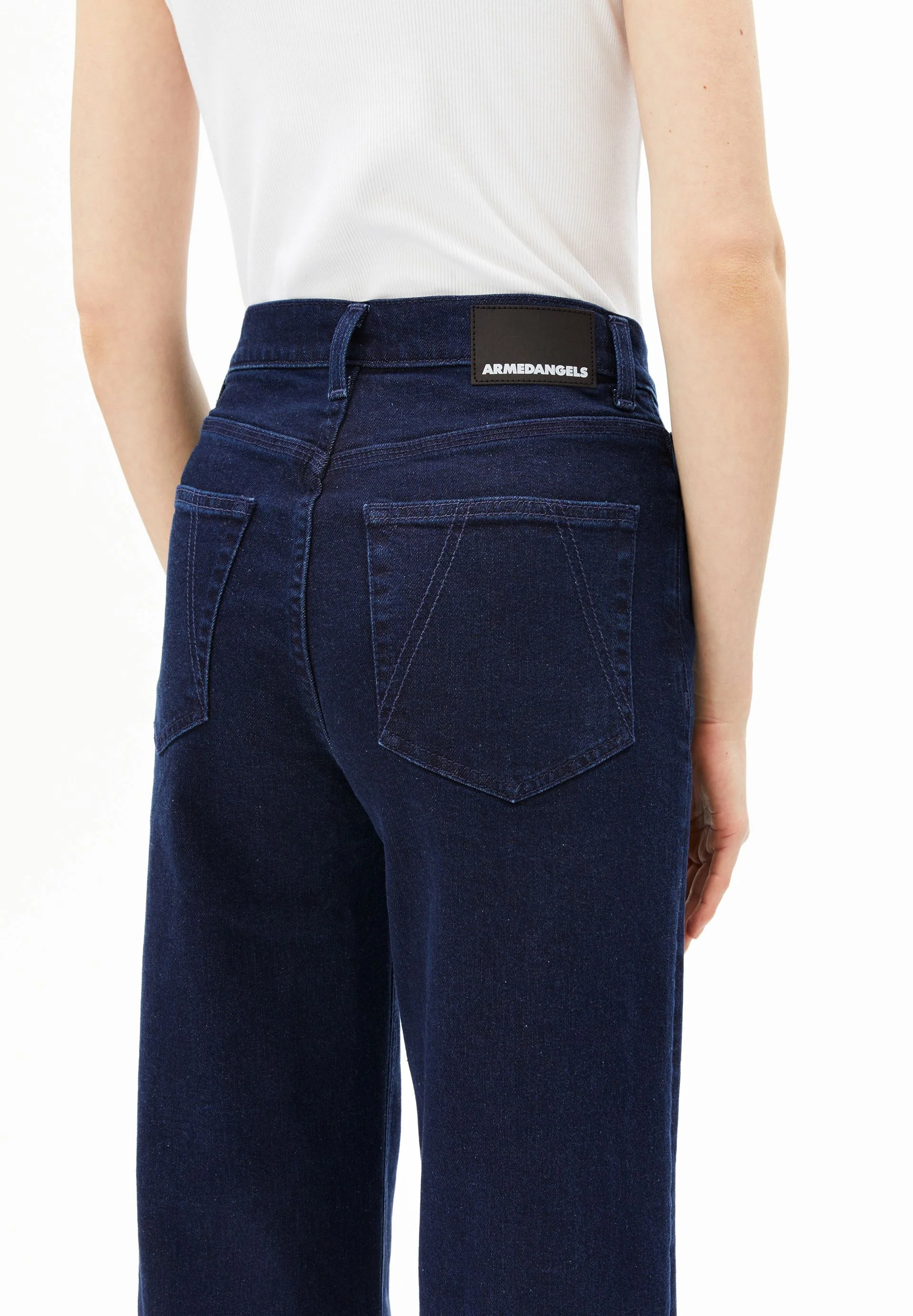MURLIAA HIGH WAIST WIDE JEANS | polar - Image 3