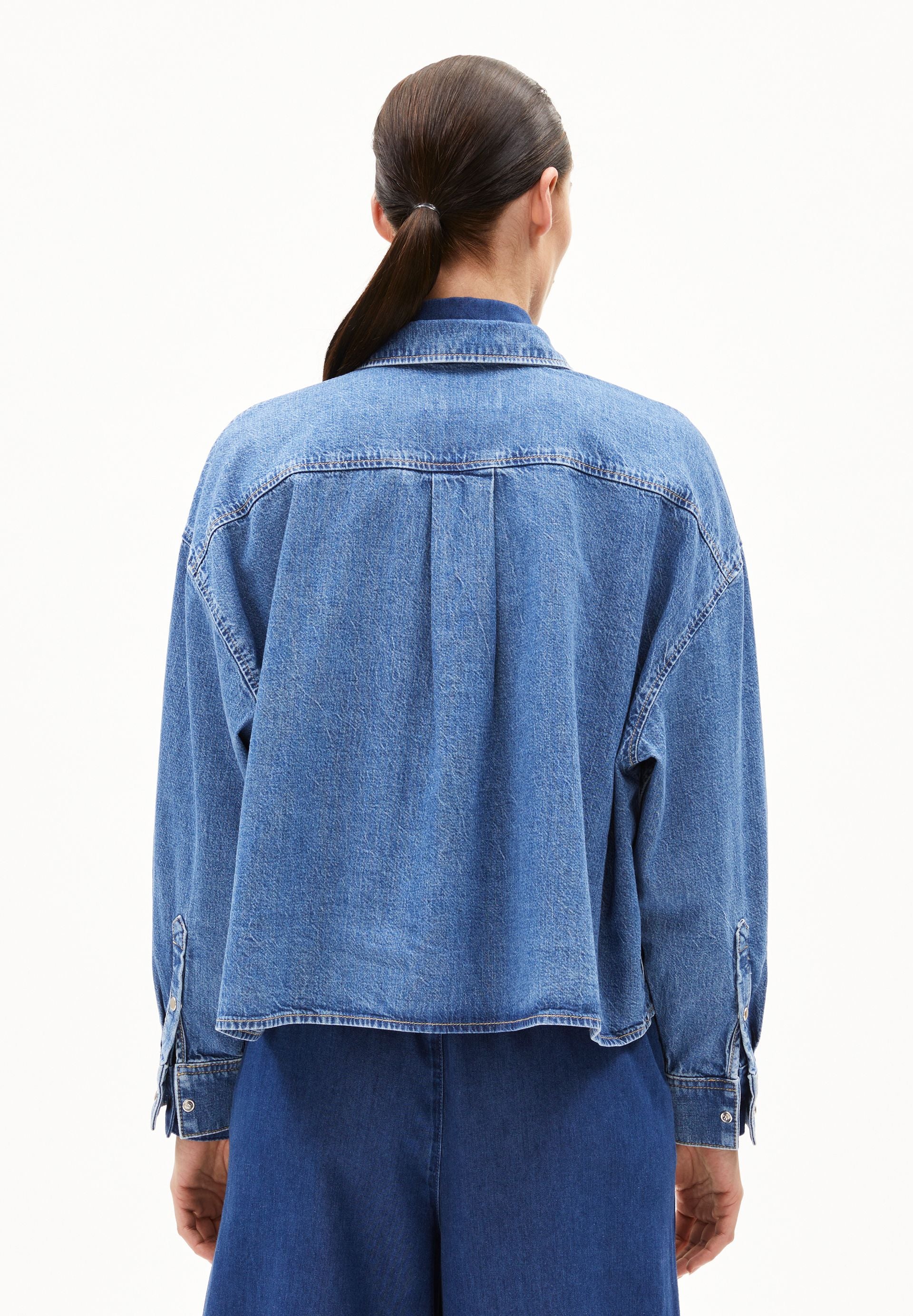NALAANI JEANSBLUSE | sea foam - Image 2