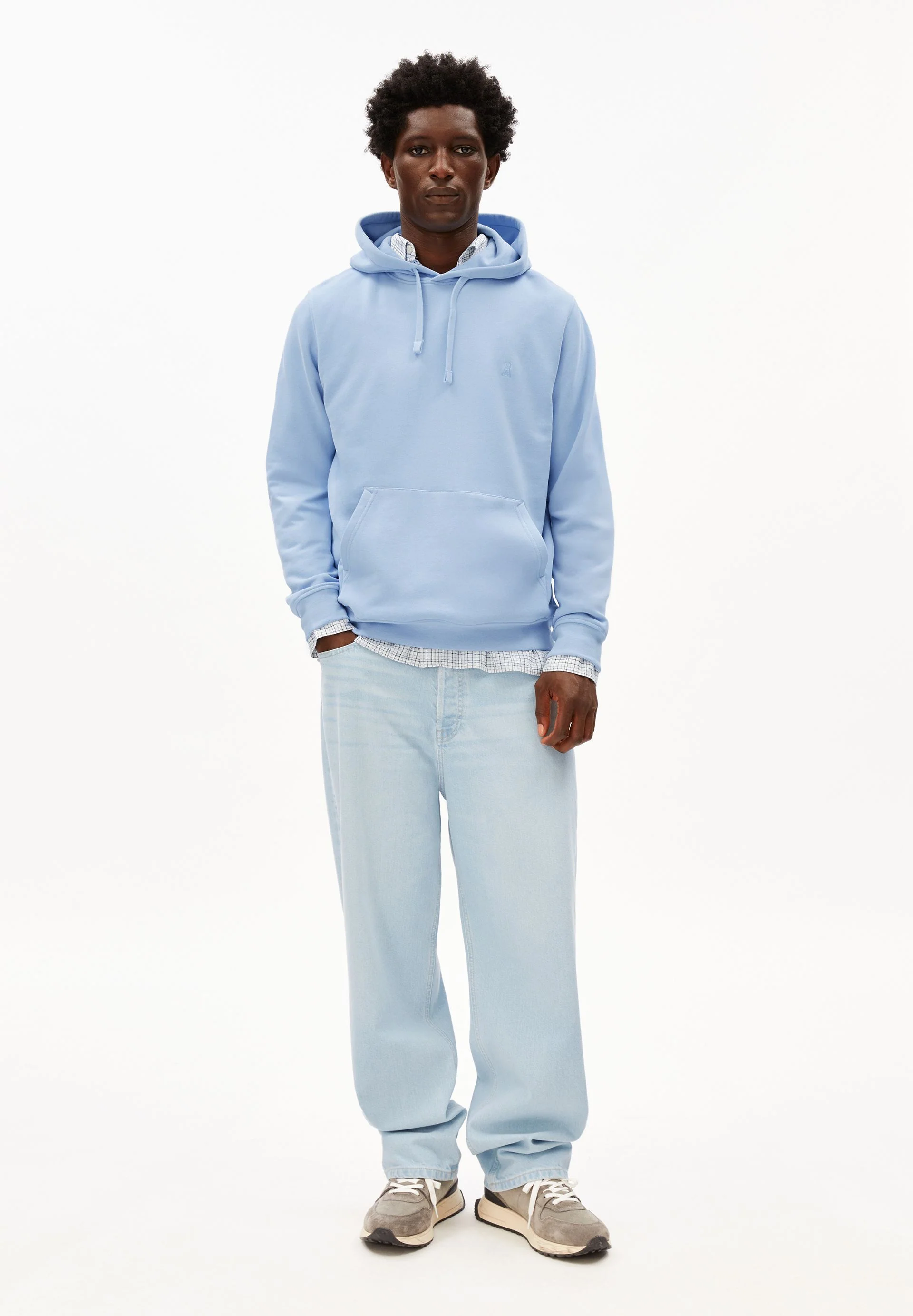PAARLO LOOP HOODIE | wedgwood - Image 5