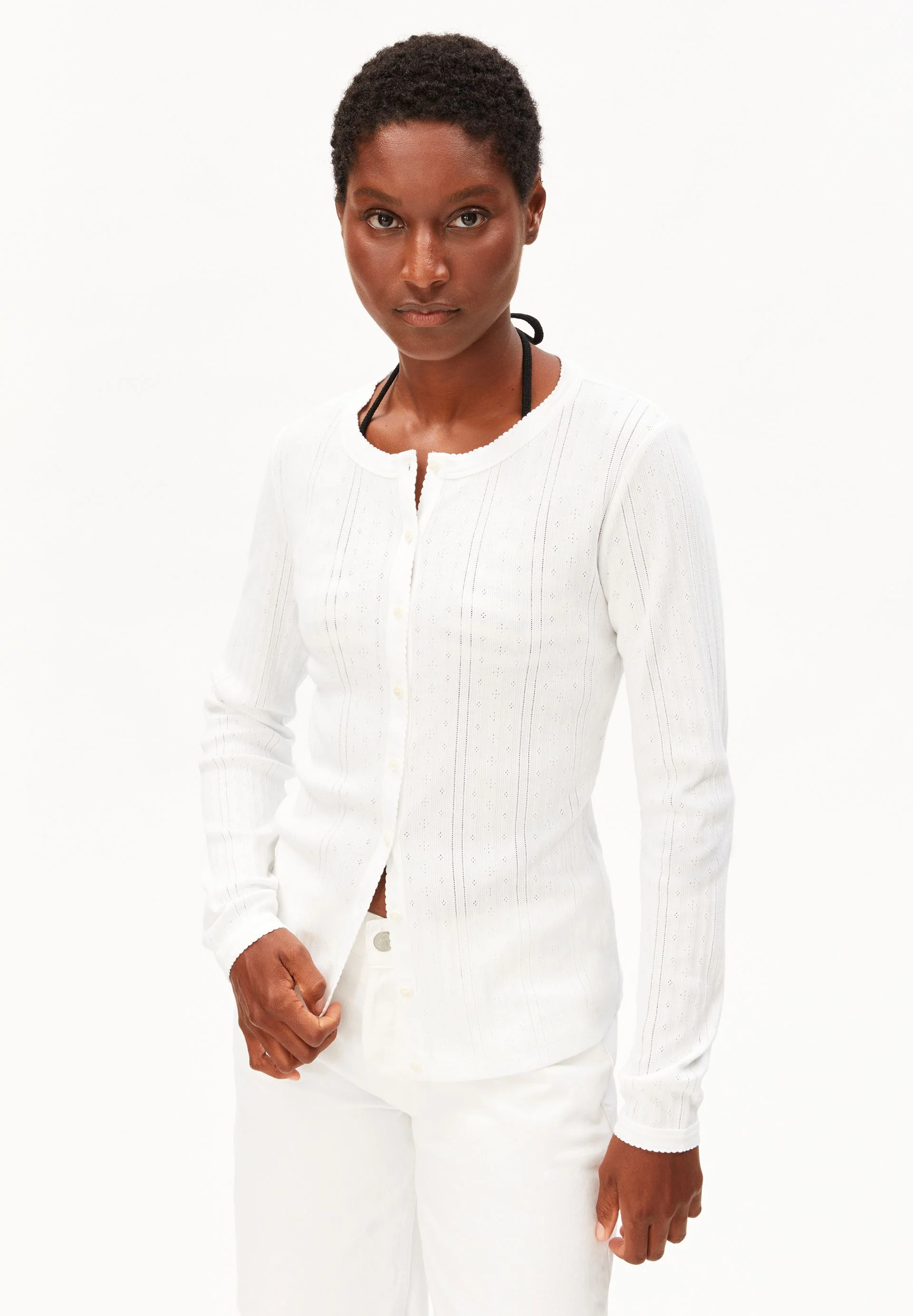 POINTELLE STRICKJACKE