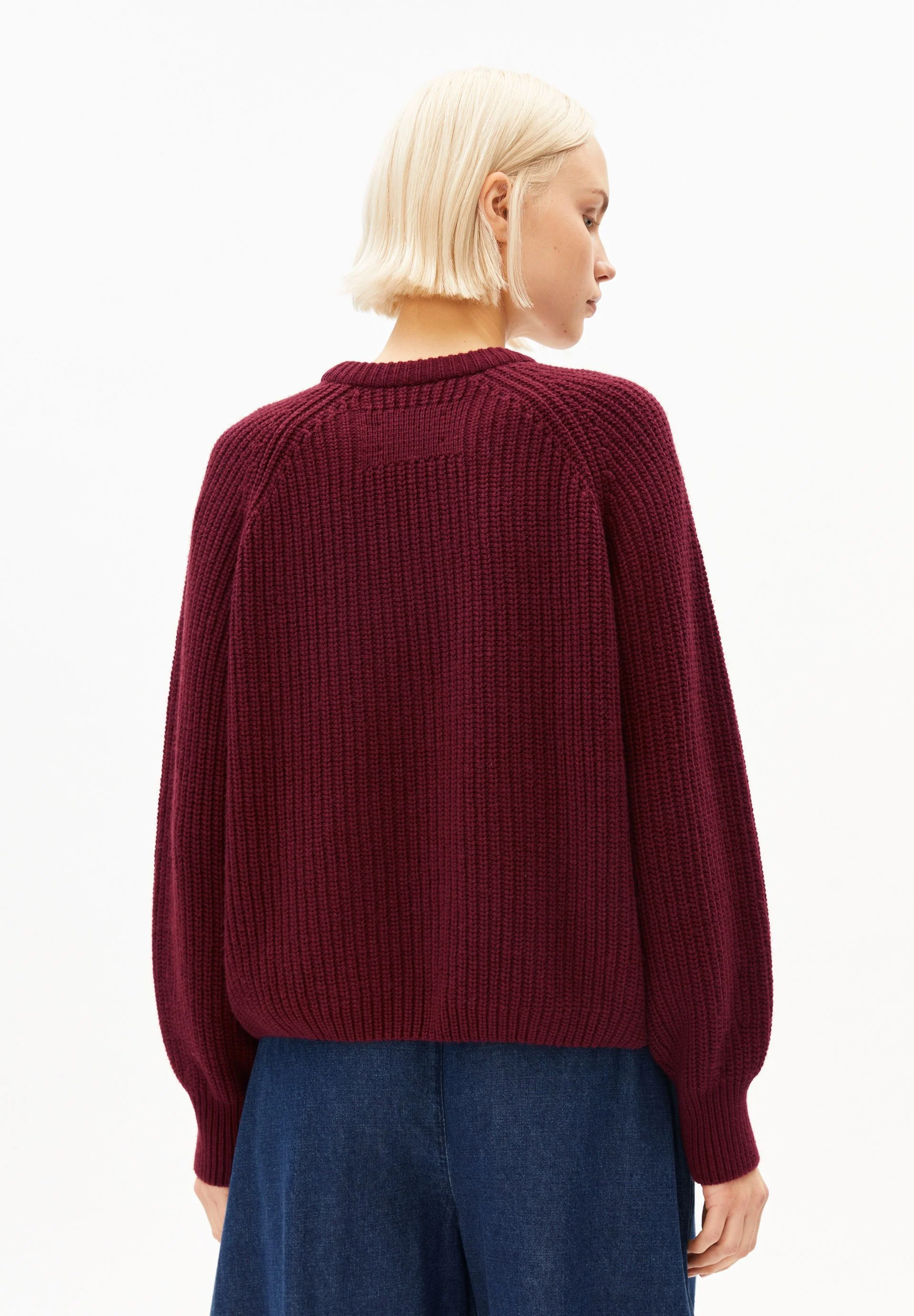 RIPPSTRICKPULLOVER | velvet red - Image 2