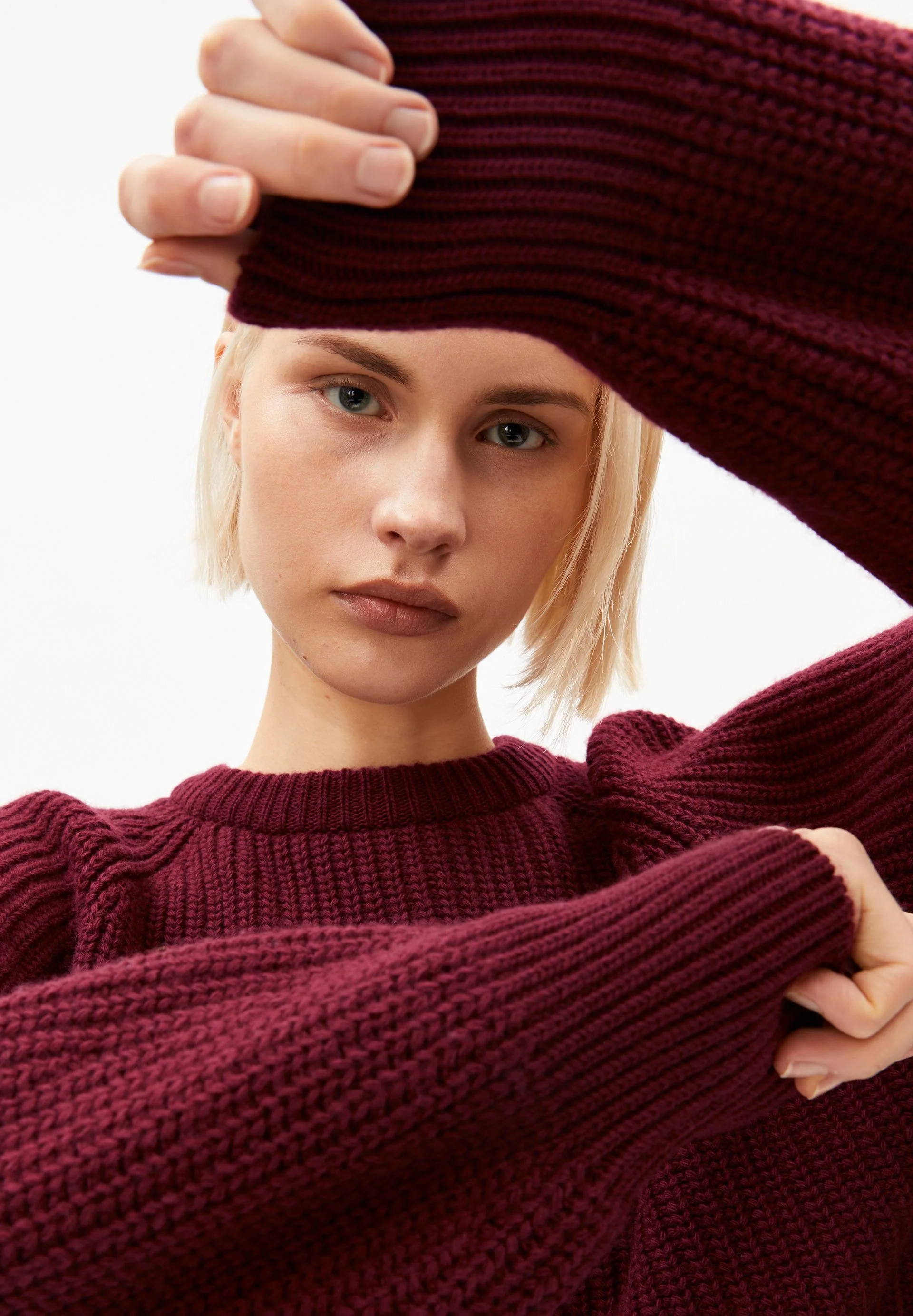 RIPPSTRICKPULLOVER | velvet red - Image 3