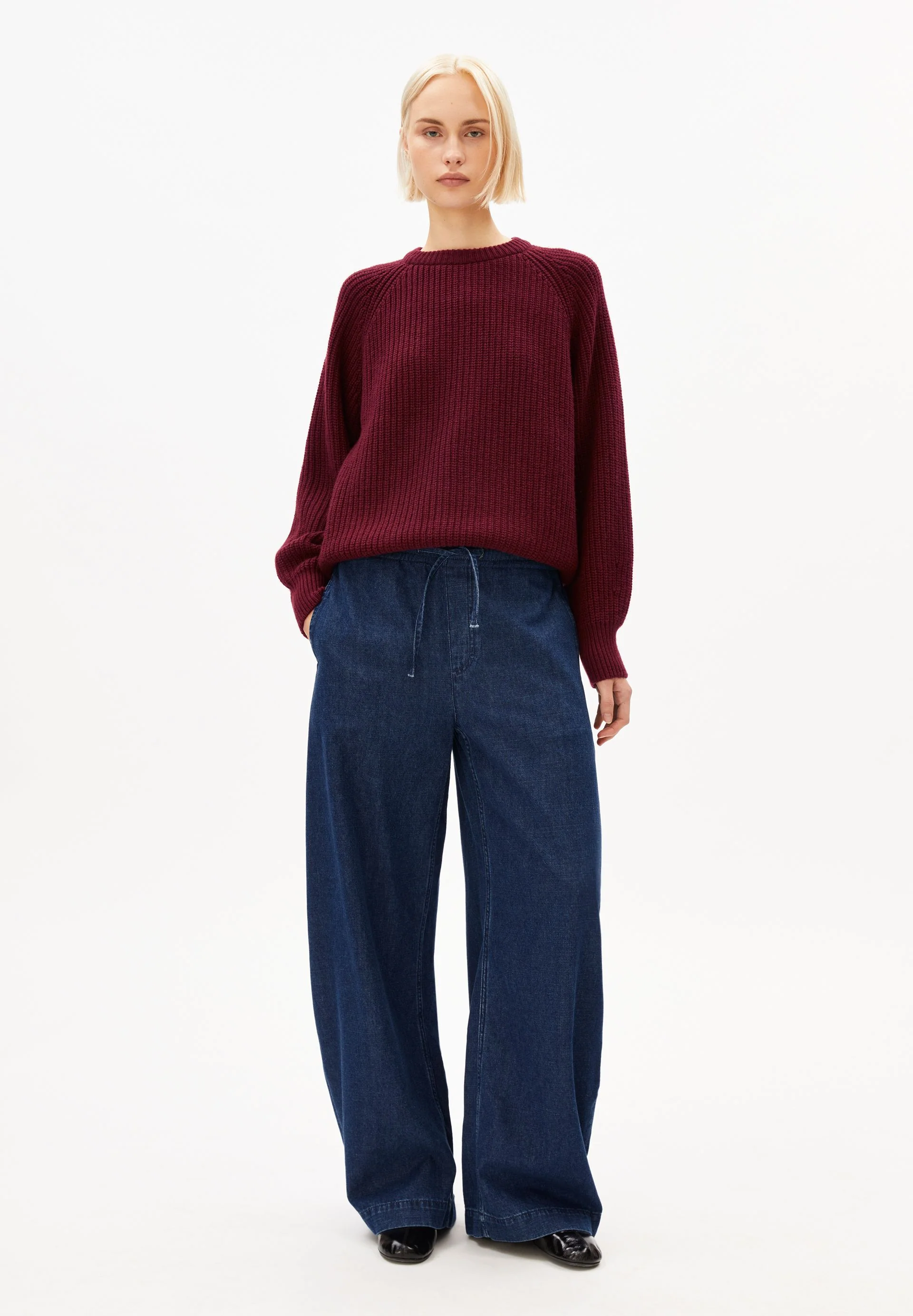 RIPPSTRICKPULLOVER | velvet red - Image 5