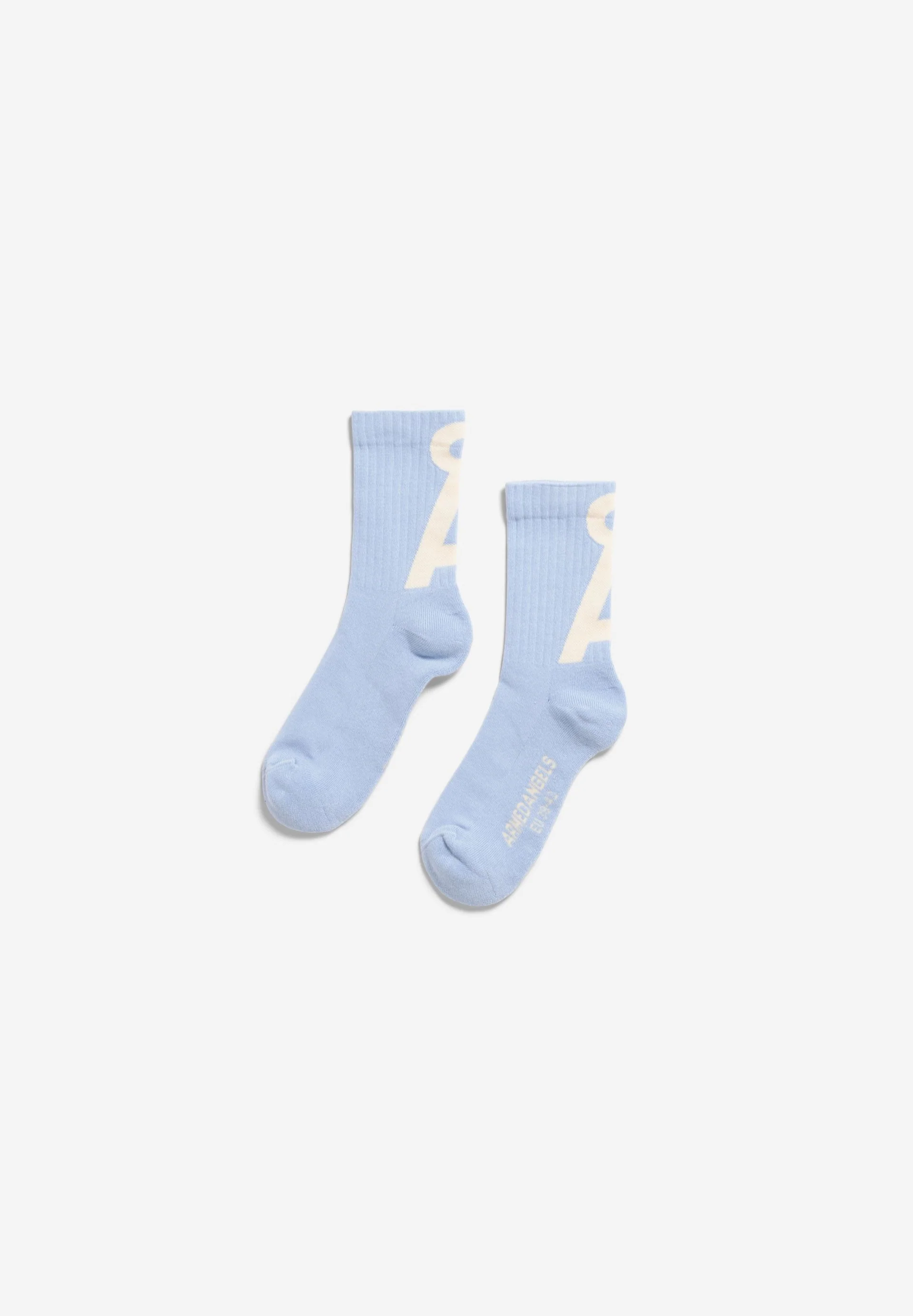 SAAMUS KURZE SOCKEN | soft blue-oatmilk - Image 2