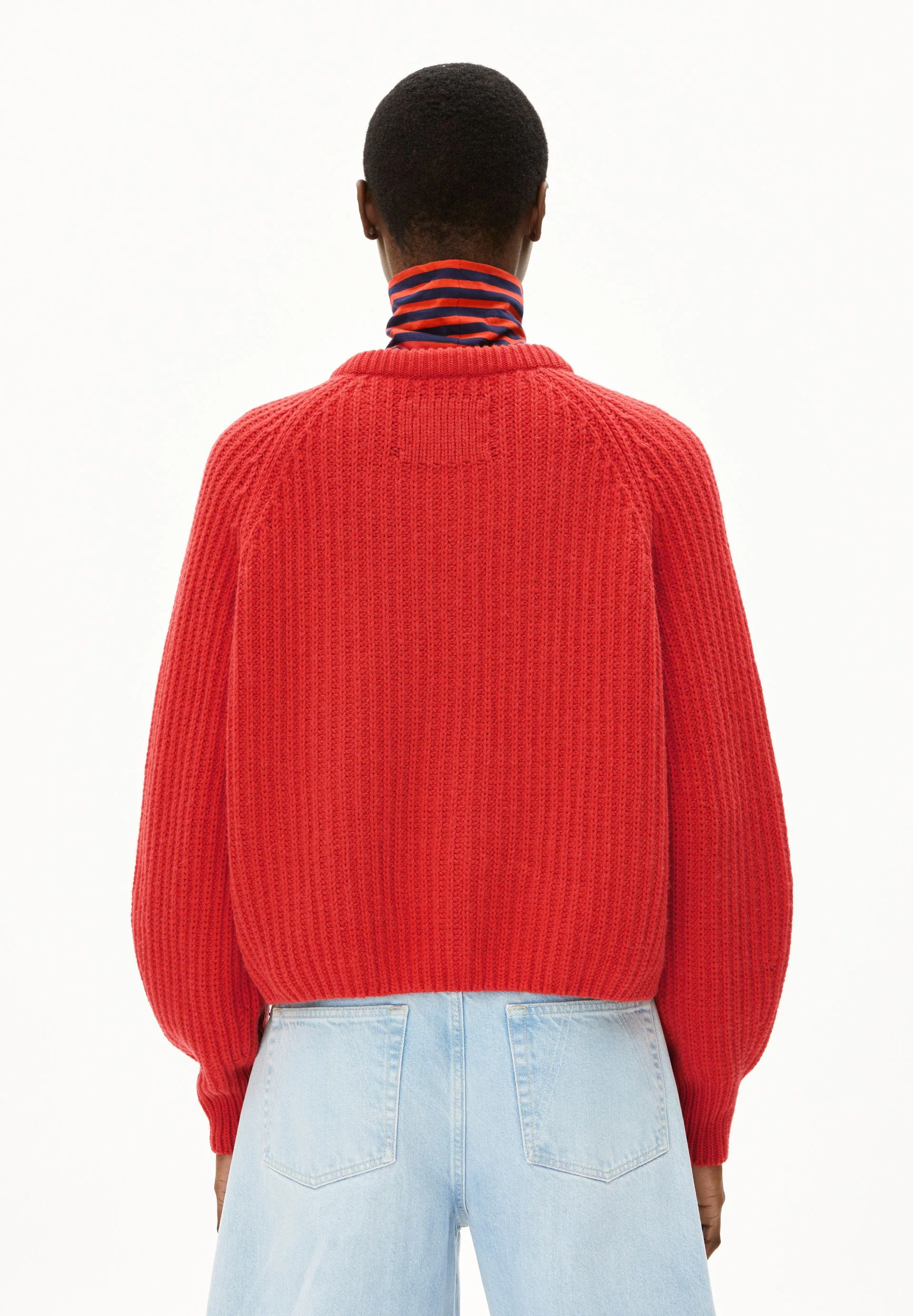 RIPPSTRICK-CARDIGAN | candy apple - Image 2