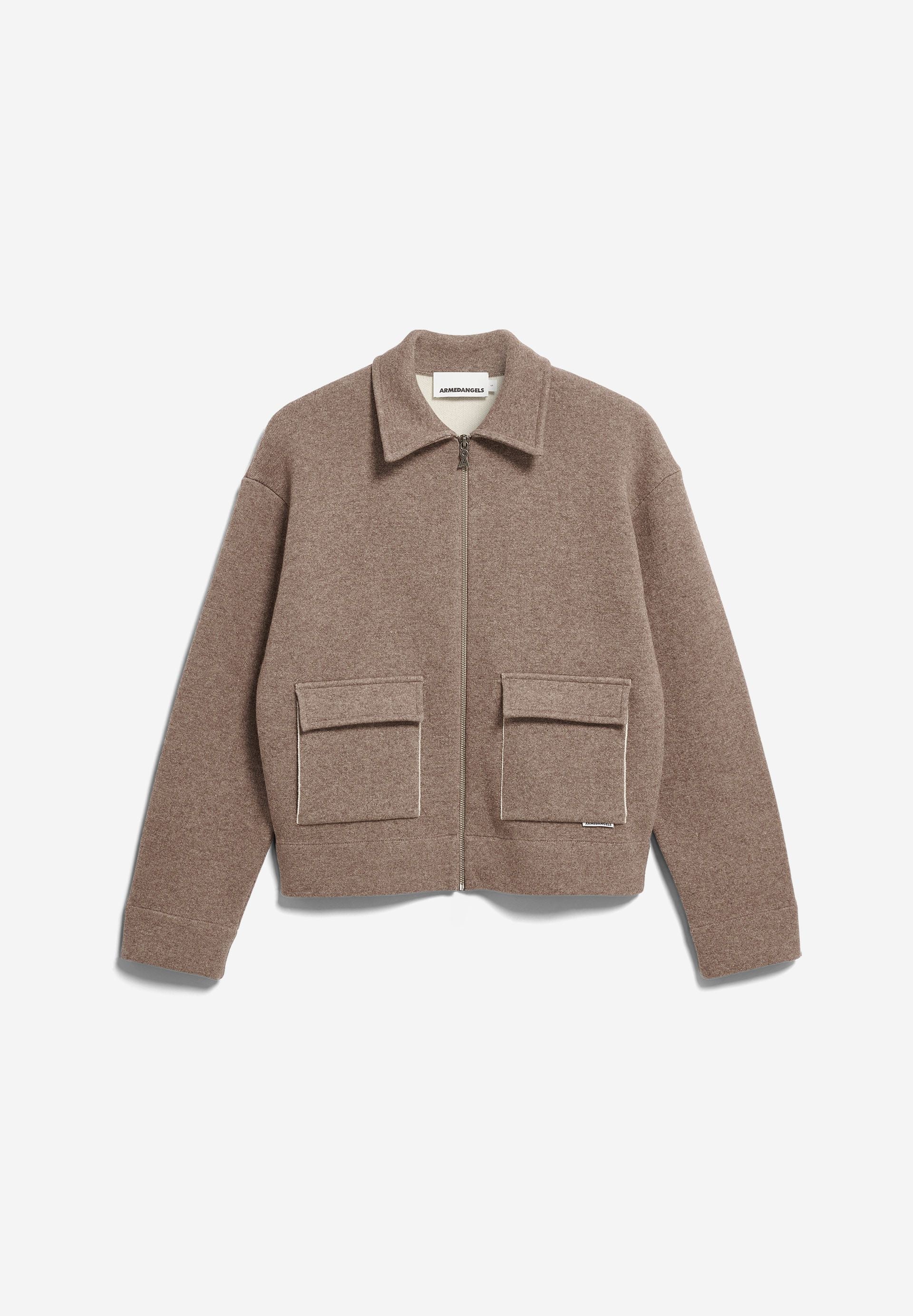 KURZE STRICKJACKE | cinnamon dust melange - Image 4