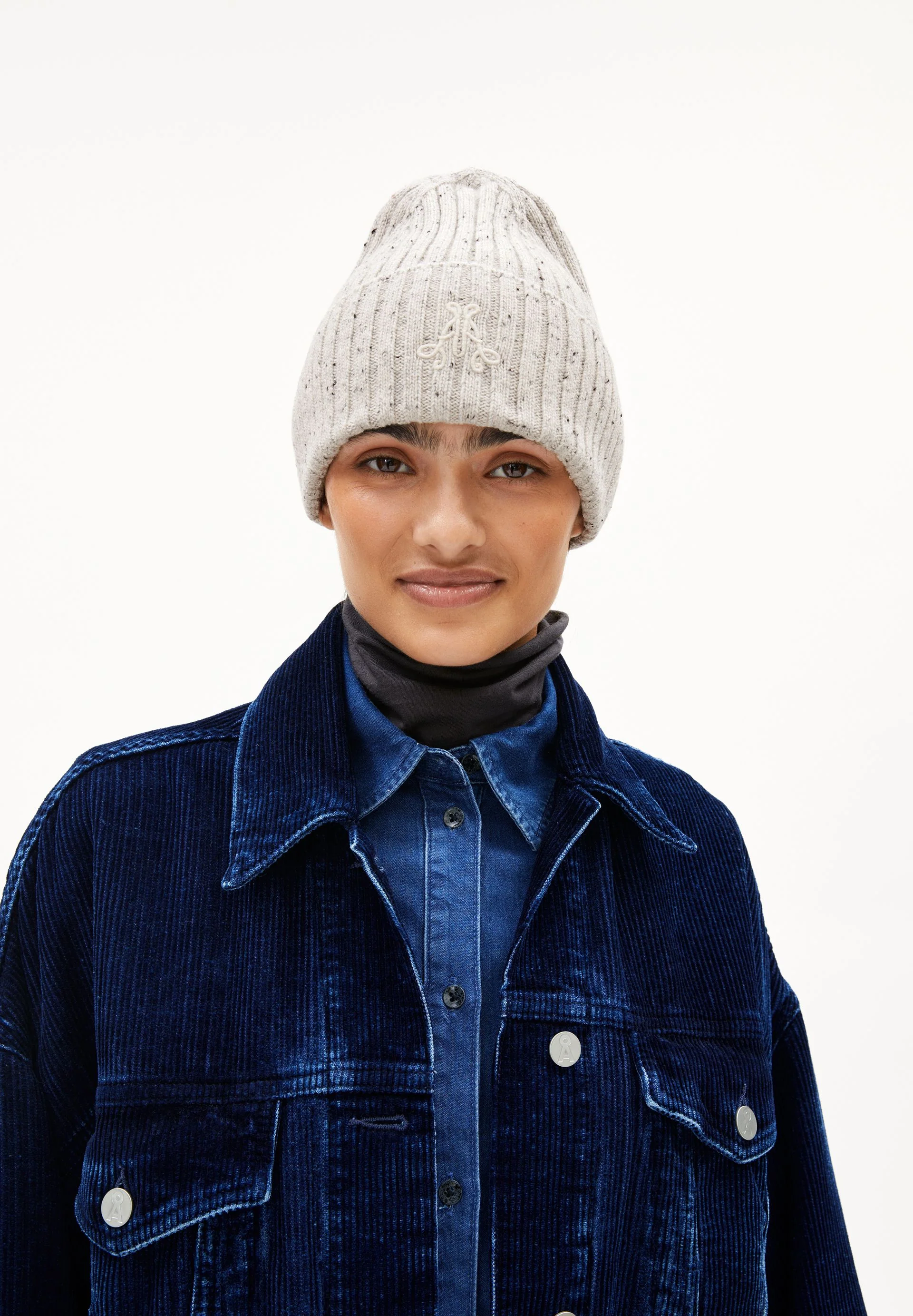 TAALEEN TWEED | oatmilk-black - Image 3