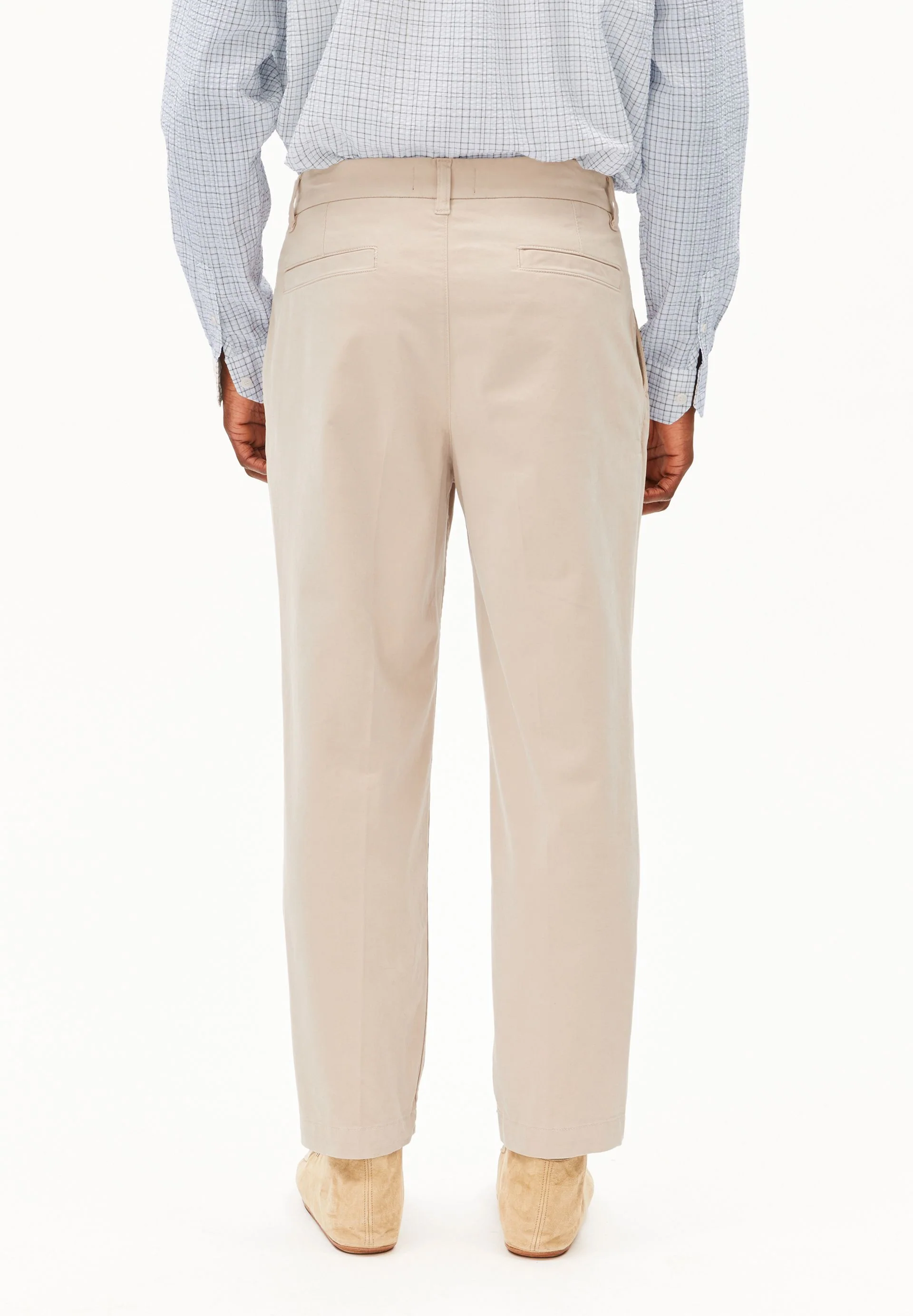 TAAMIR BUNDFALTEN-CHINOHOSE | sandstone - Image 2