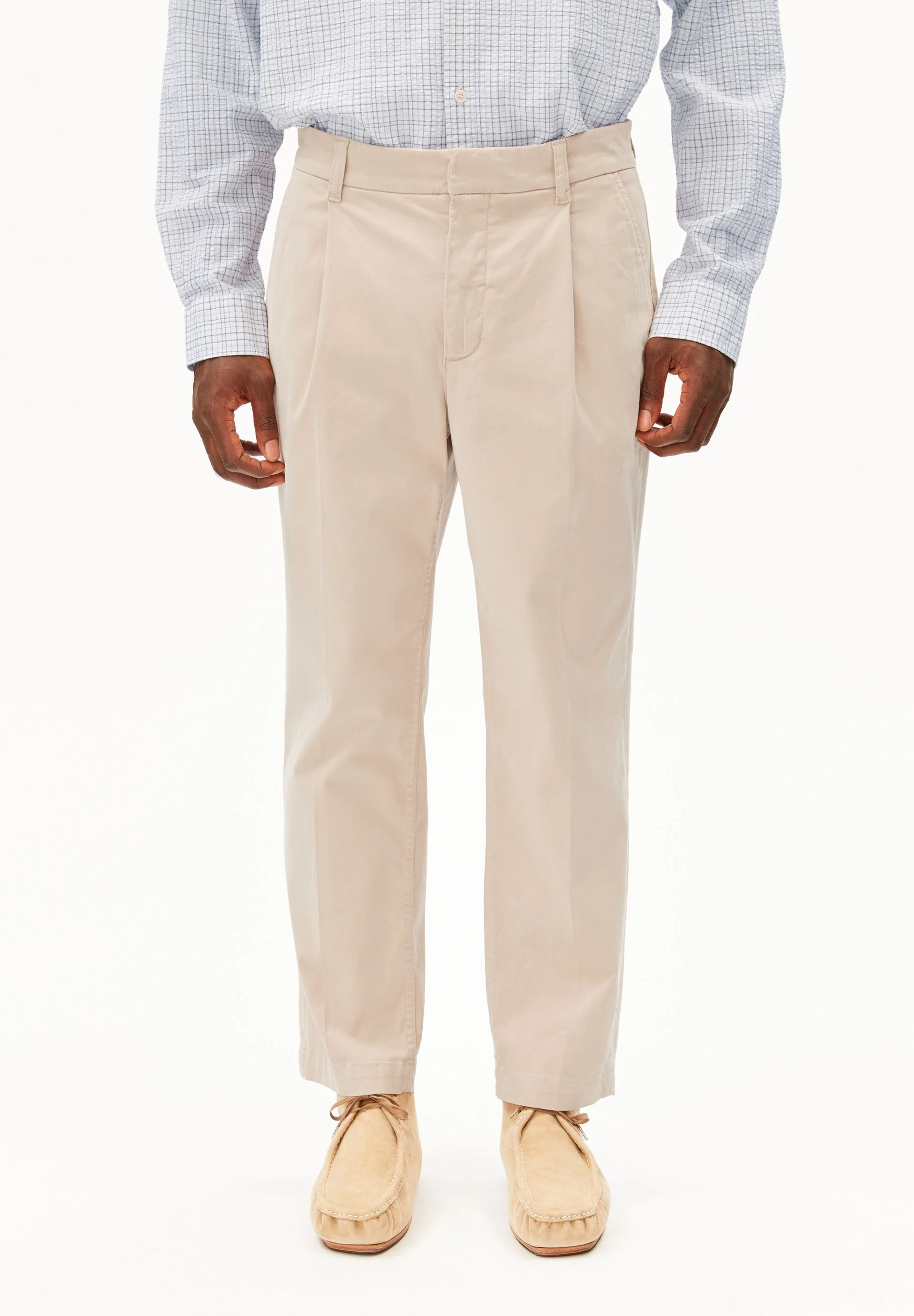 TAAMIR PLEATED CHINO PANT - Image 3