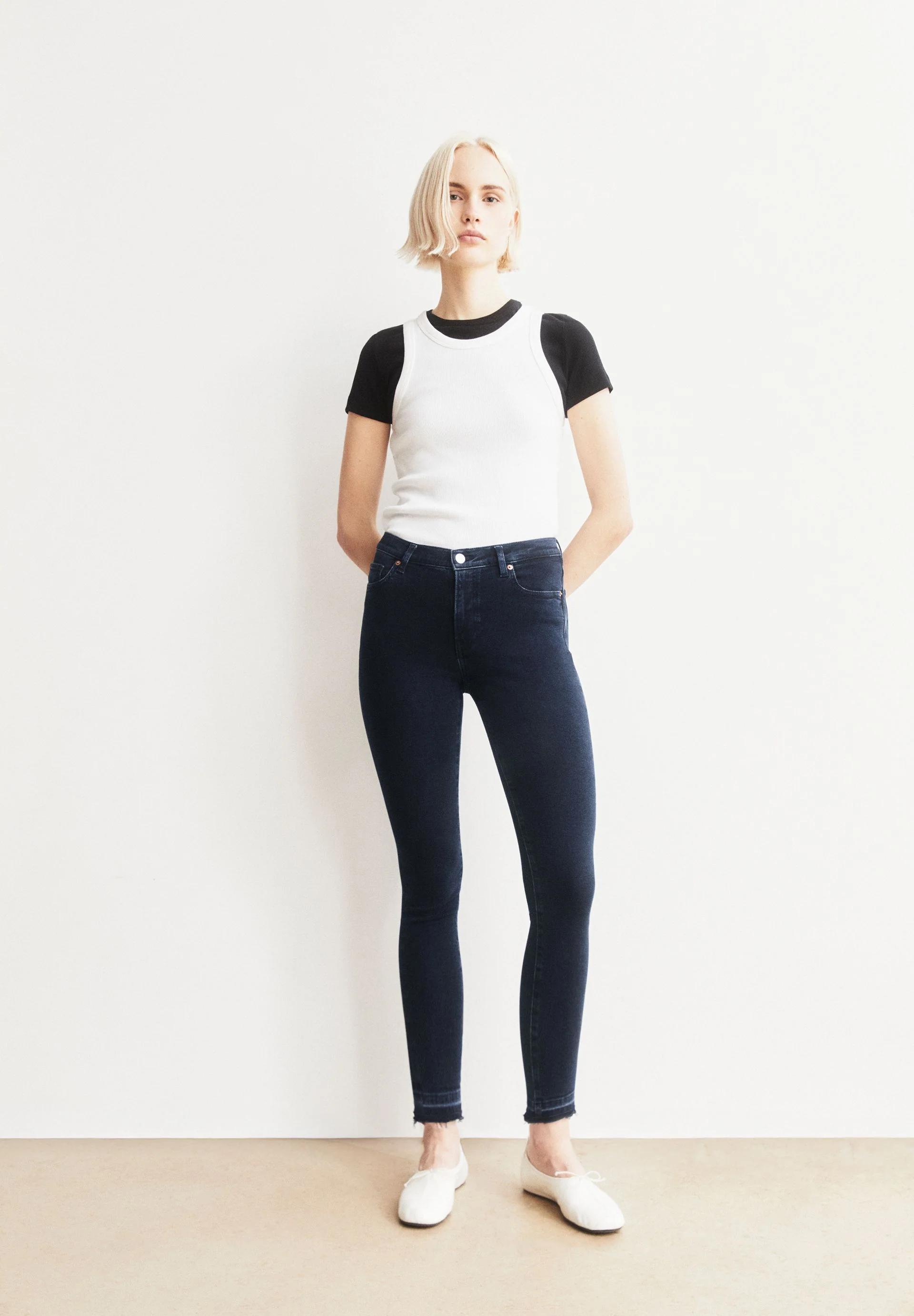 TILLAA MID WAIST SKINNY JEANS | gloaming - Image 4