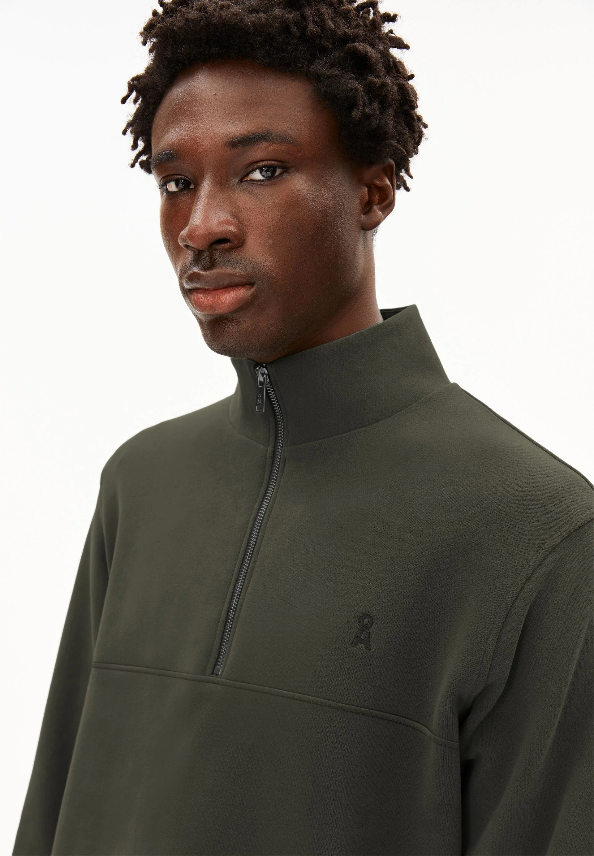 WAARLO FLEECE TROYER | forest pine - Image 3