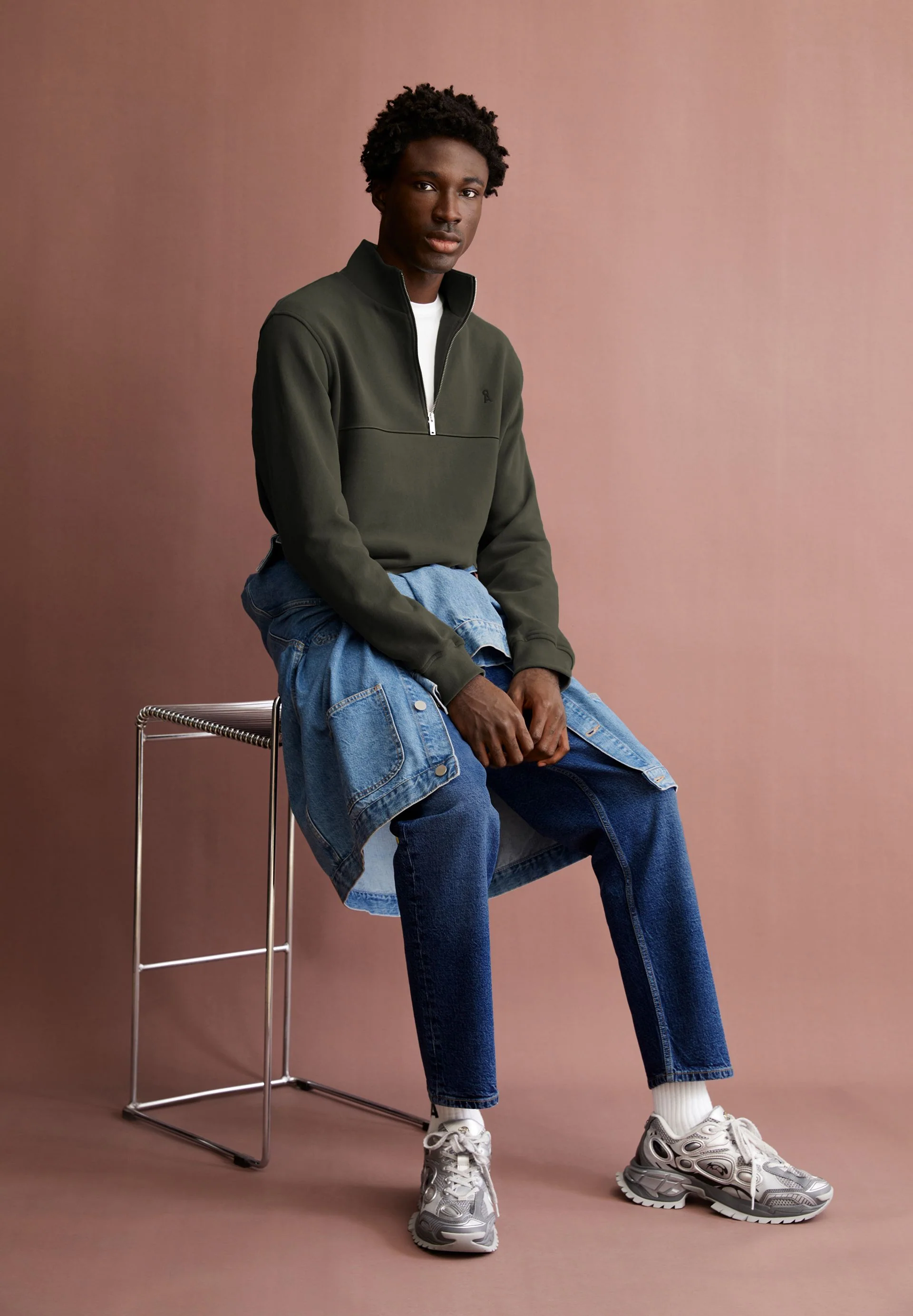 WAARLO FLEECE TROYER | forest pine - Image 4