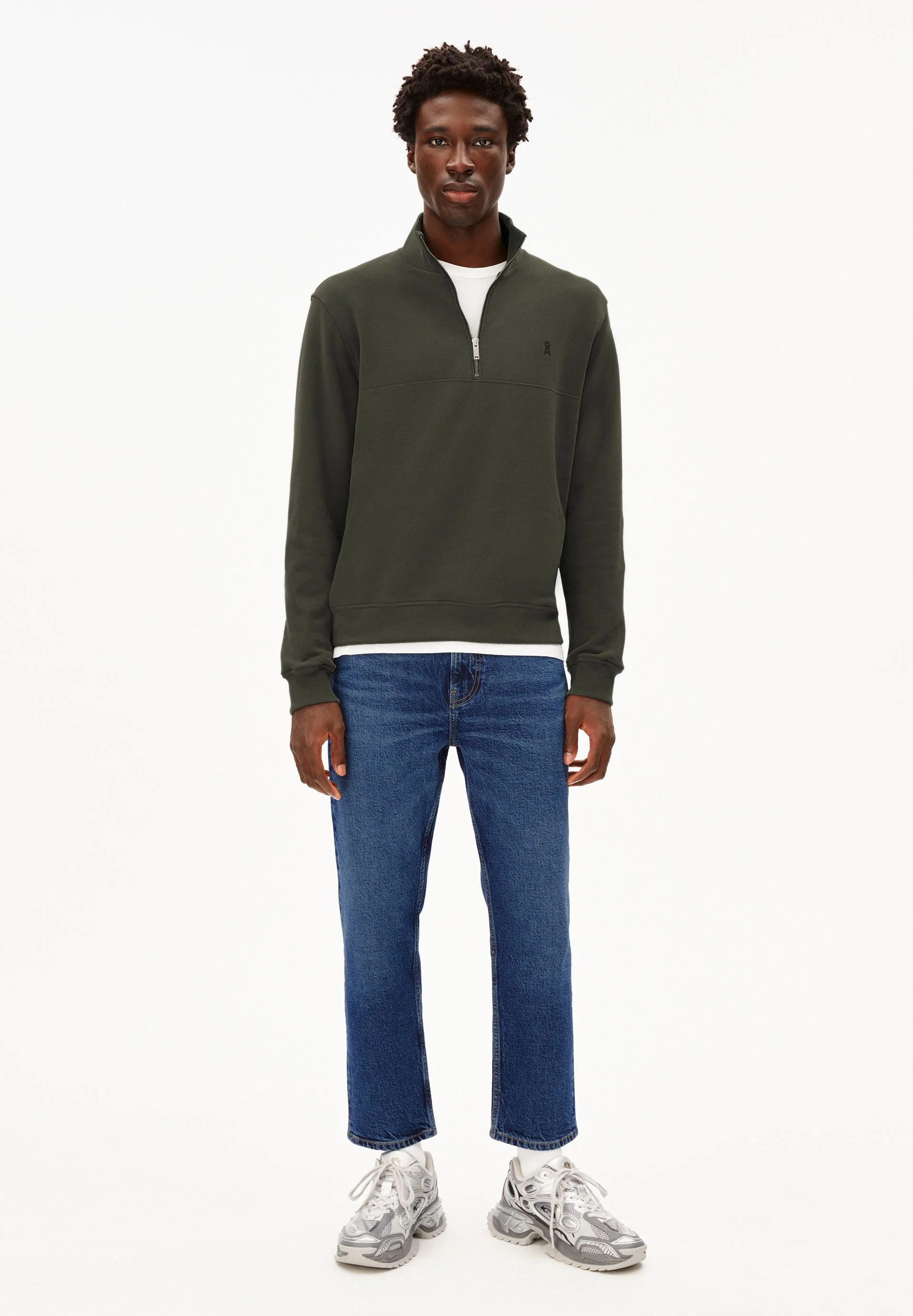 WAARLO FLEECE TROYER | forest pine - Image 5