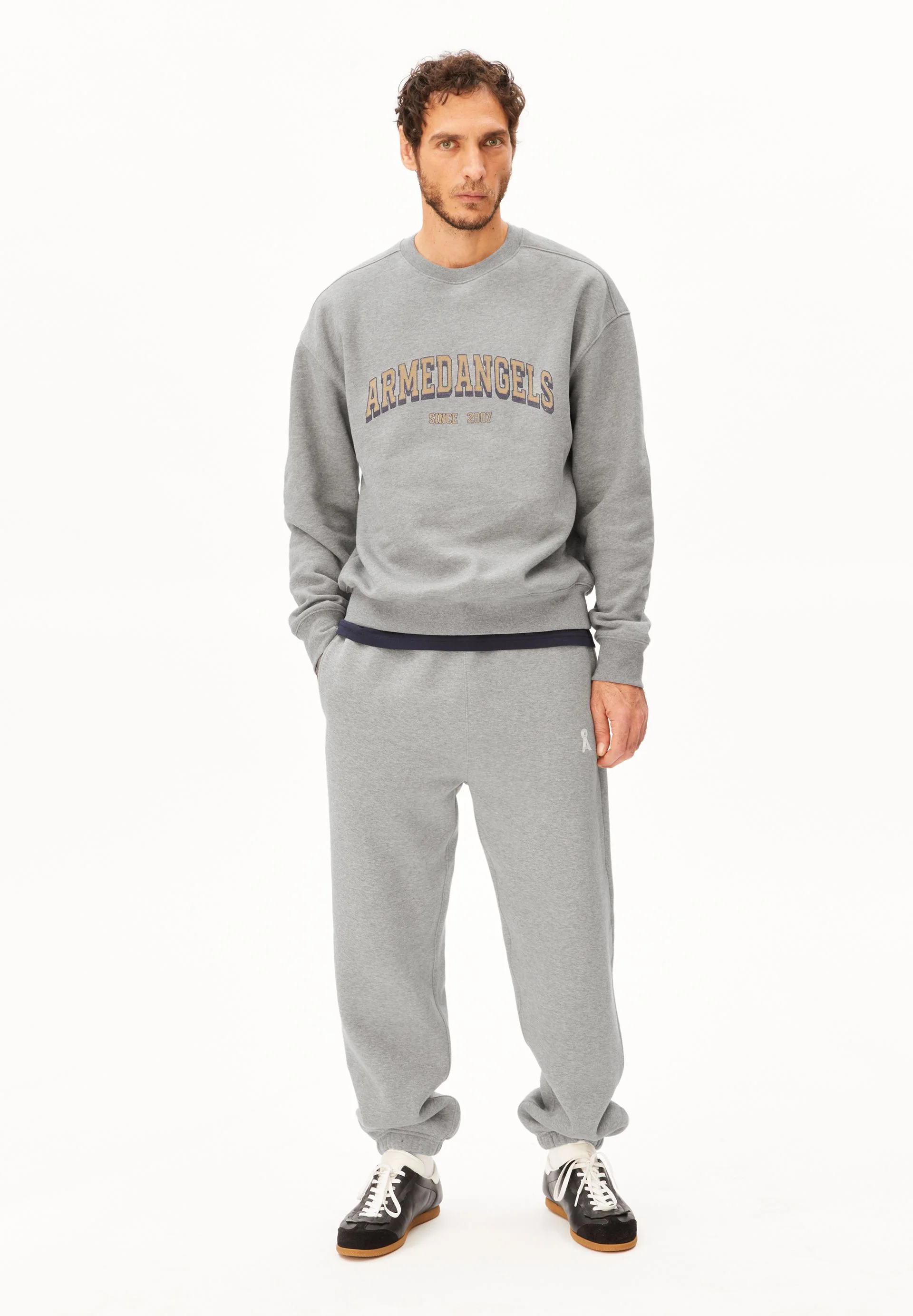 WORDMARK RELAXED SWEATSHIRT | silver melange - Image 5